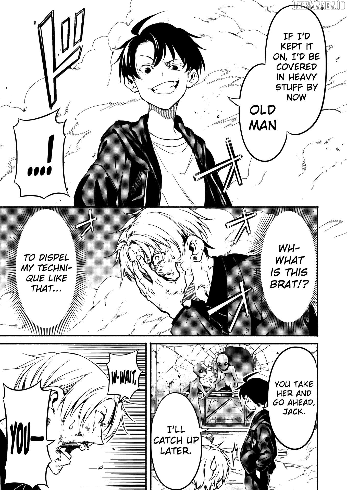 Isekai kara kikan shitara chikyuu mo kanari fantajiu deshita. Ato, makeheroin-domo kocchi minna. Chapter 5 - page 31