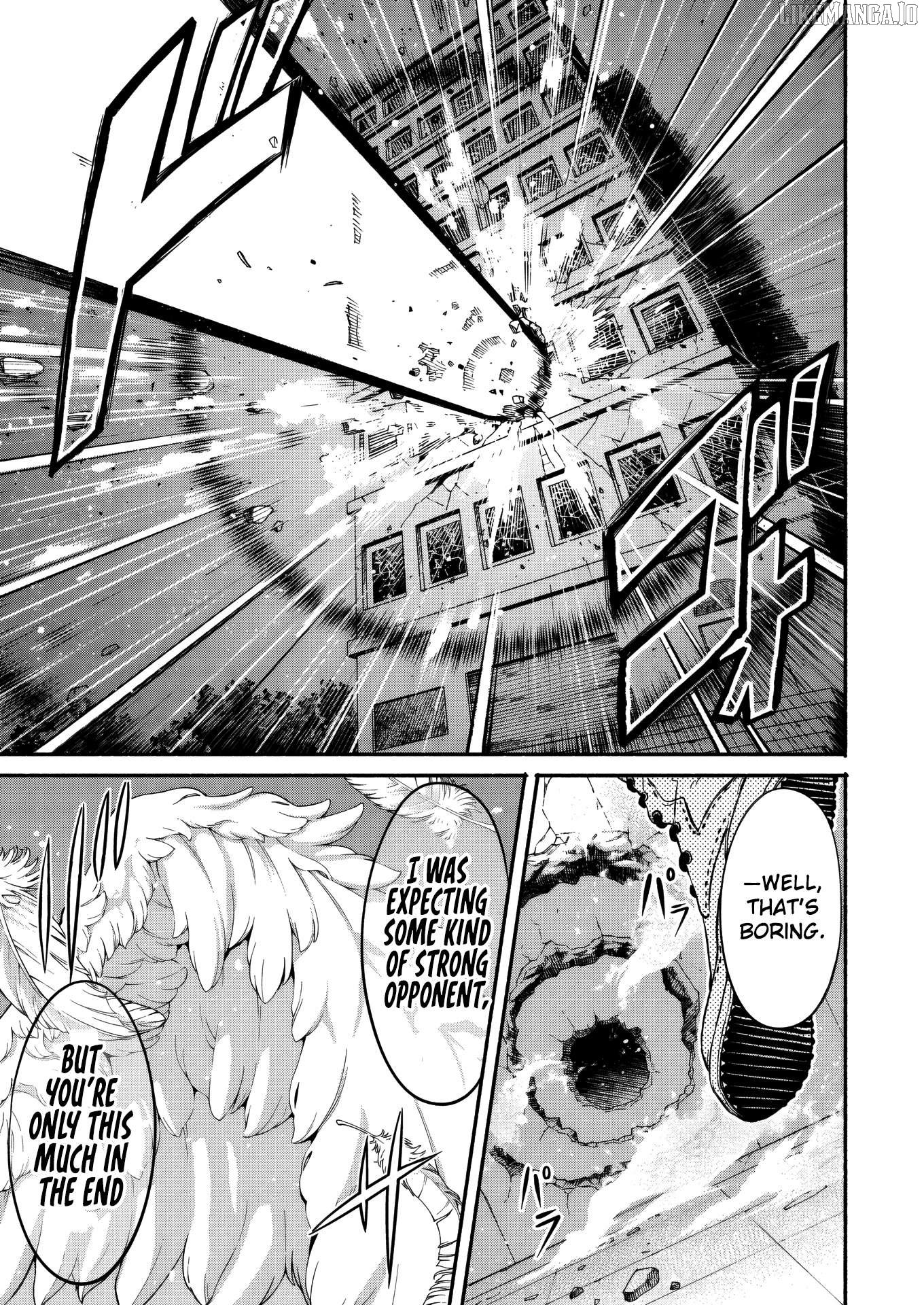 Isekai kara kikan shitara chikyuu mo kanari fantajiu deshita. Ato, makeheroin-domo kocchi minna. Chapter 5 - page 36