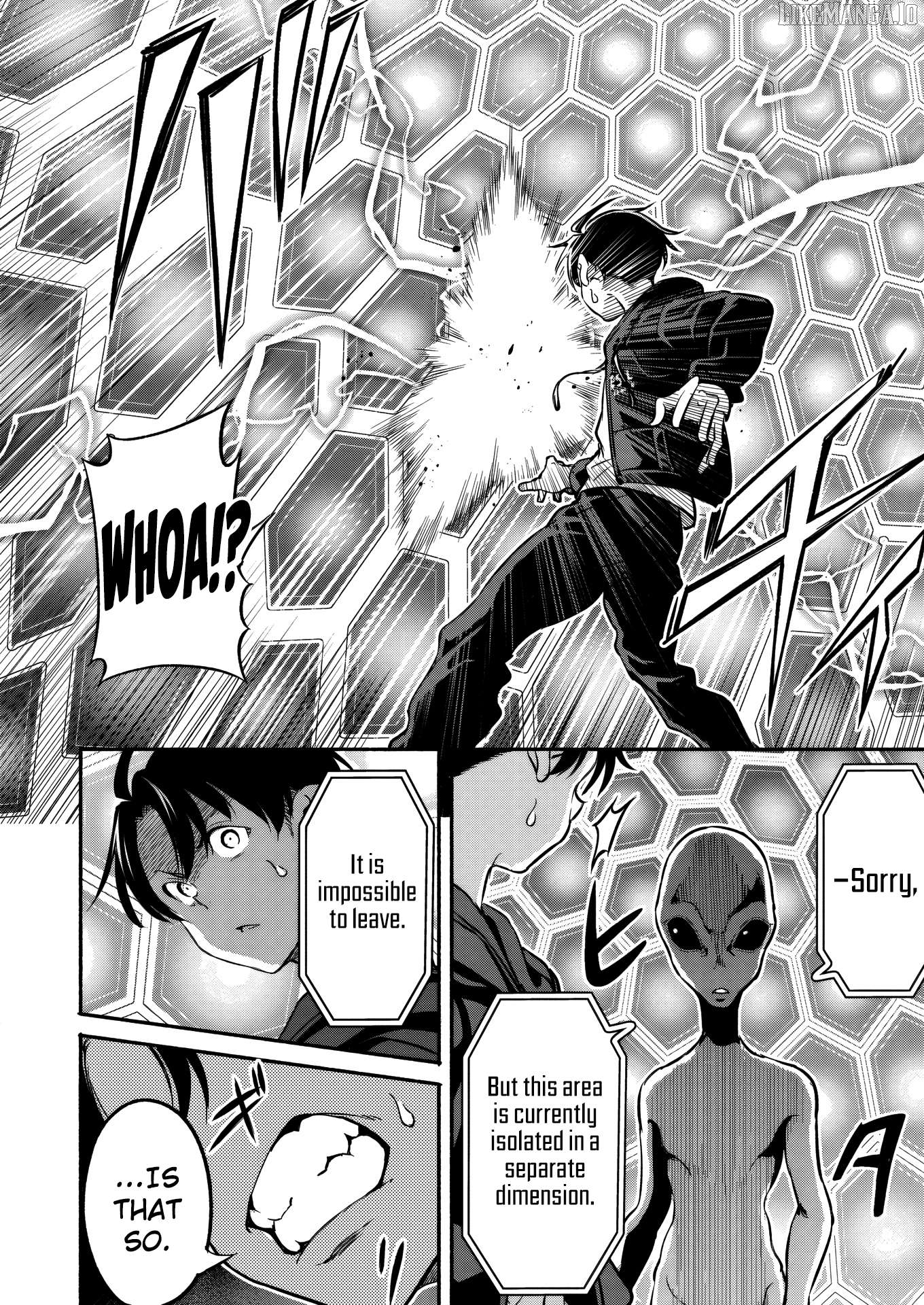 Isekai kara kikan shitara chikyuu mo kanari fantajiu deshita. Ato, makeheroin-domo kocchi minna. Chapter 5 - page 7