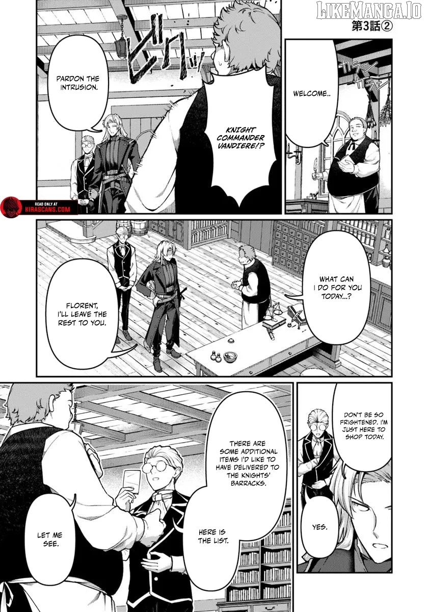 Ore, Akuyaku Kishidanchou ni Tensei suru Chapter 3.2 - page 1