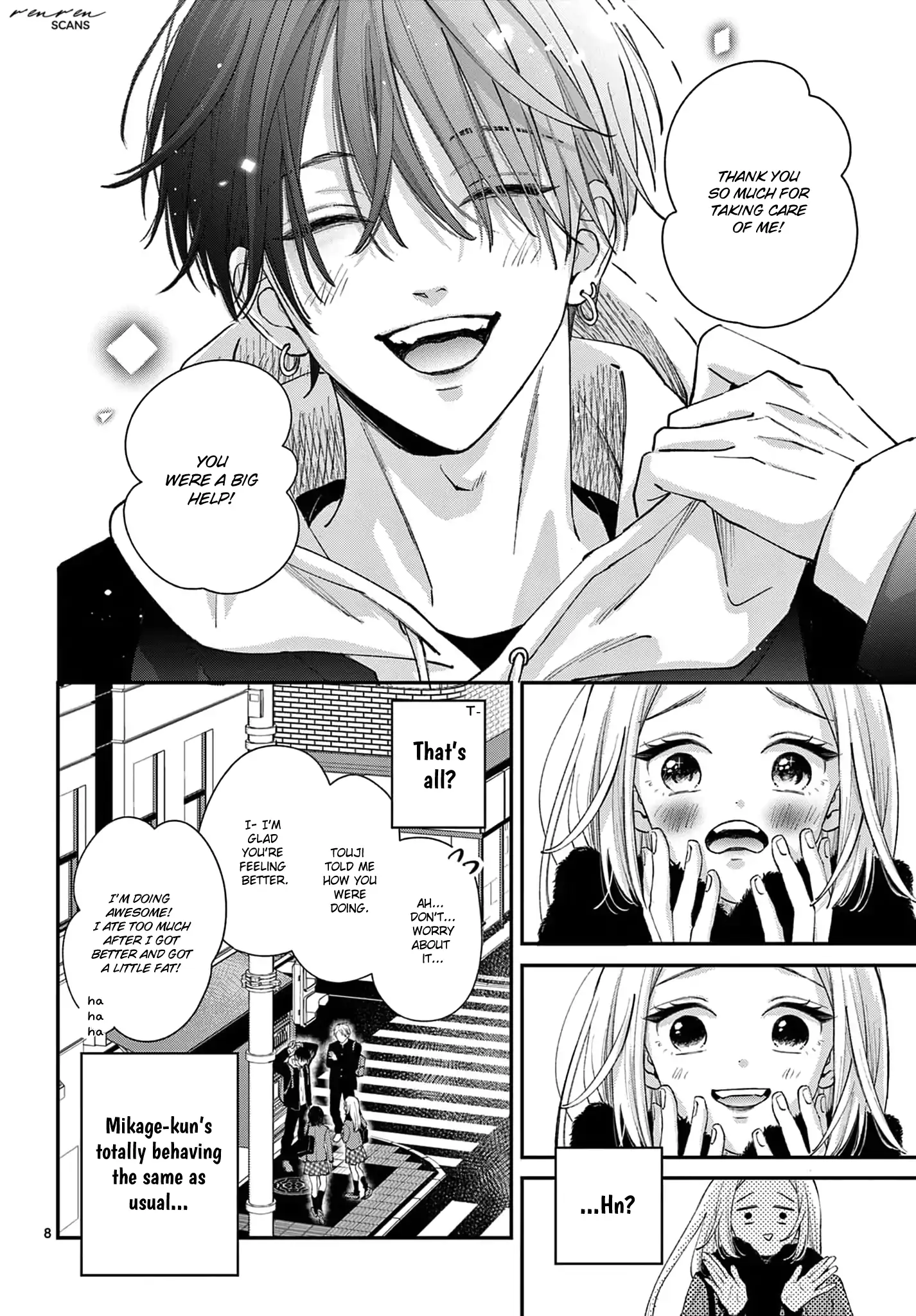 Suki tte ienakute shinu! Chapter 6 - page 8