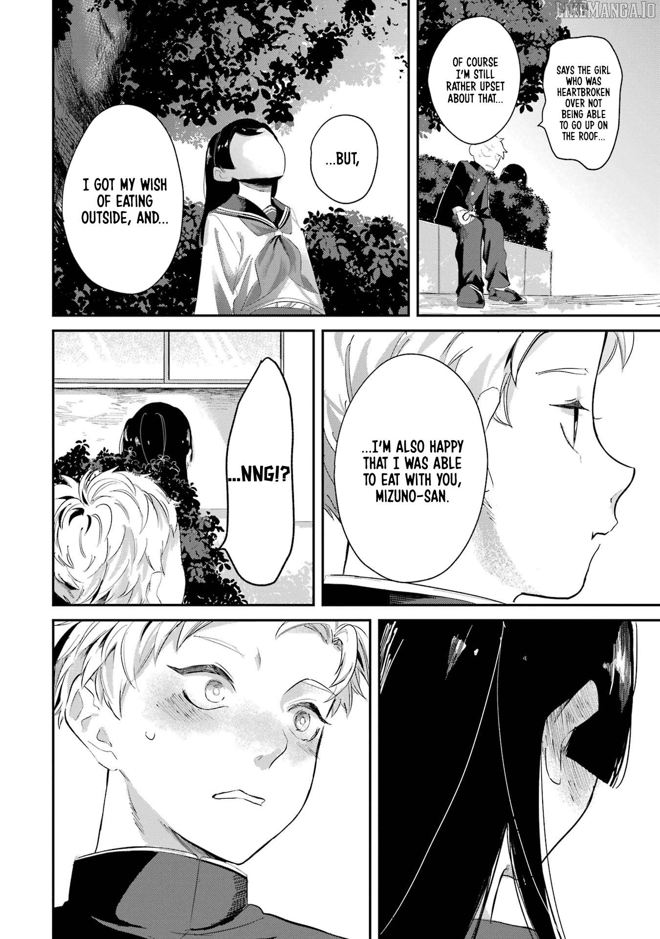 Tonari no Wakao-san wa Miesou de Mienai Chapter 3 - page 10