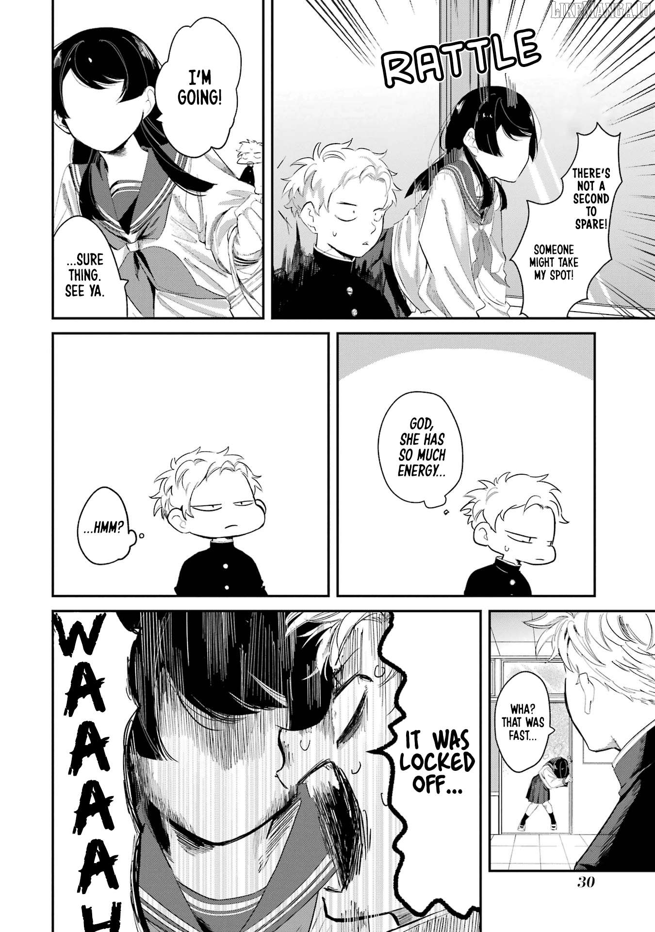 Tonari no Wakao-san wa Miesou de Mienai Chapter 3 - page 4
