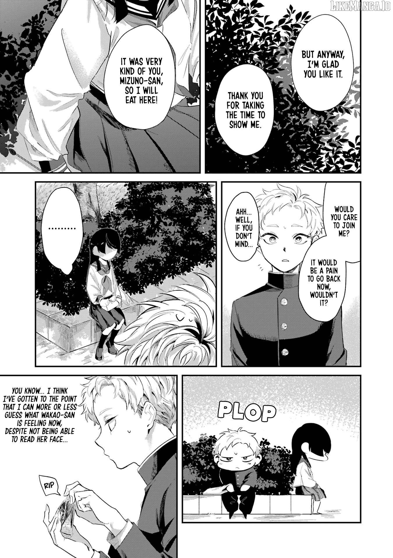 Tonari no Wakao-san wa Miesou de Mienai Chapter 3 - page 7