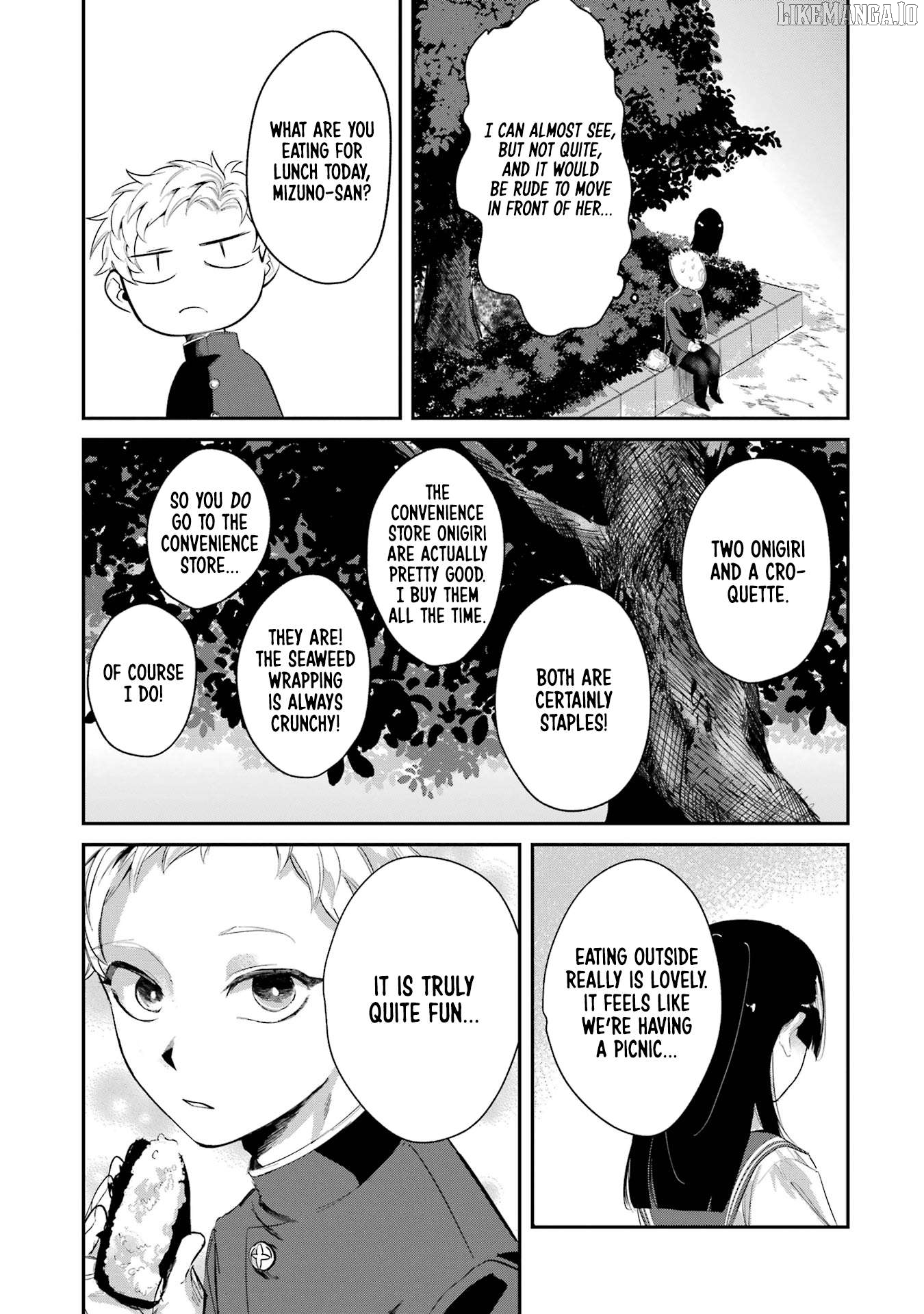Tonari no Wakao-san wa Miesou de Mienai Chapter 3 - page 9
