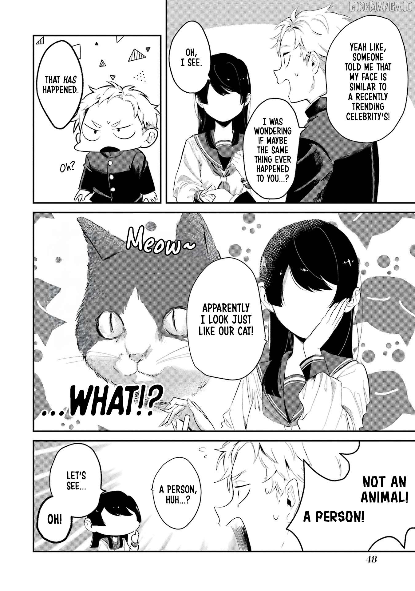 Tonari no Wakao-san wa Miesou de Mienai Chapter 4 - page 8