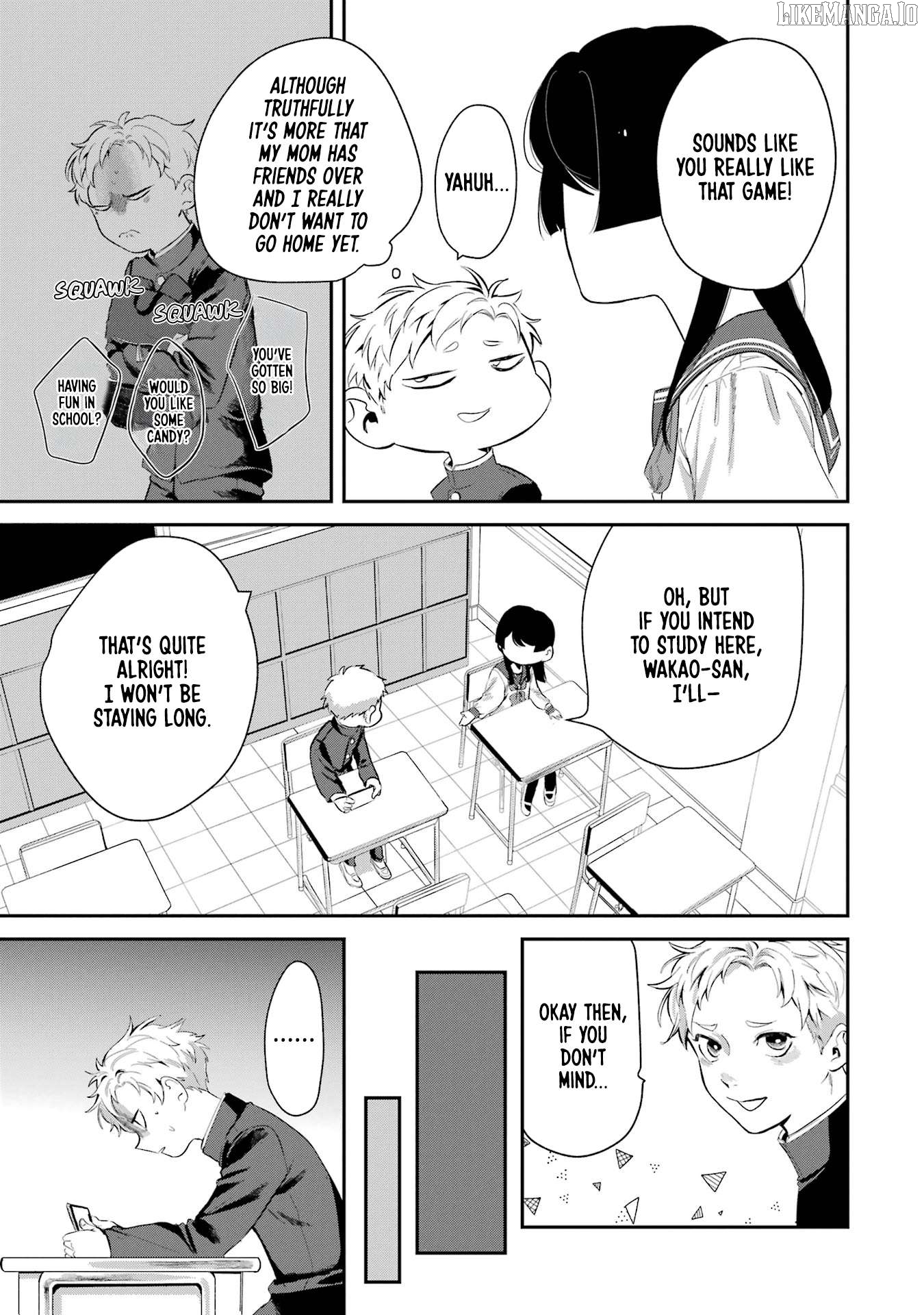 Tonari no Wakao-san wa Miesou de Mienai Chapter 5 - page 3