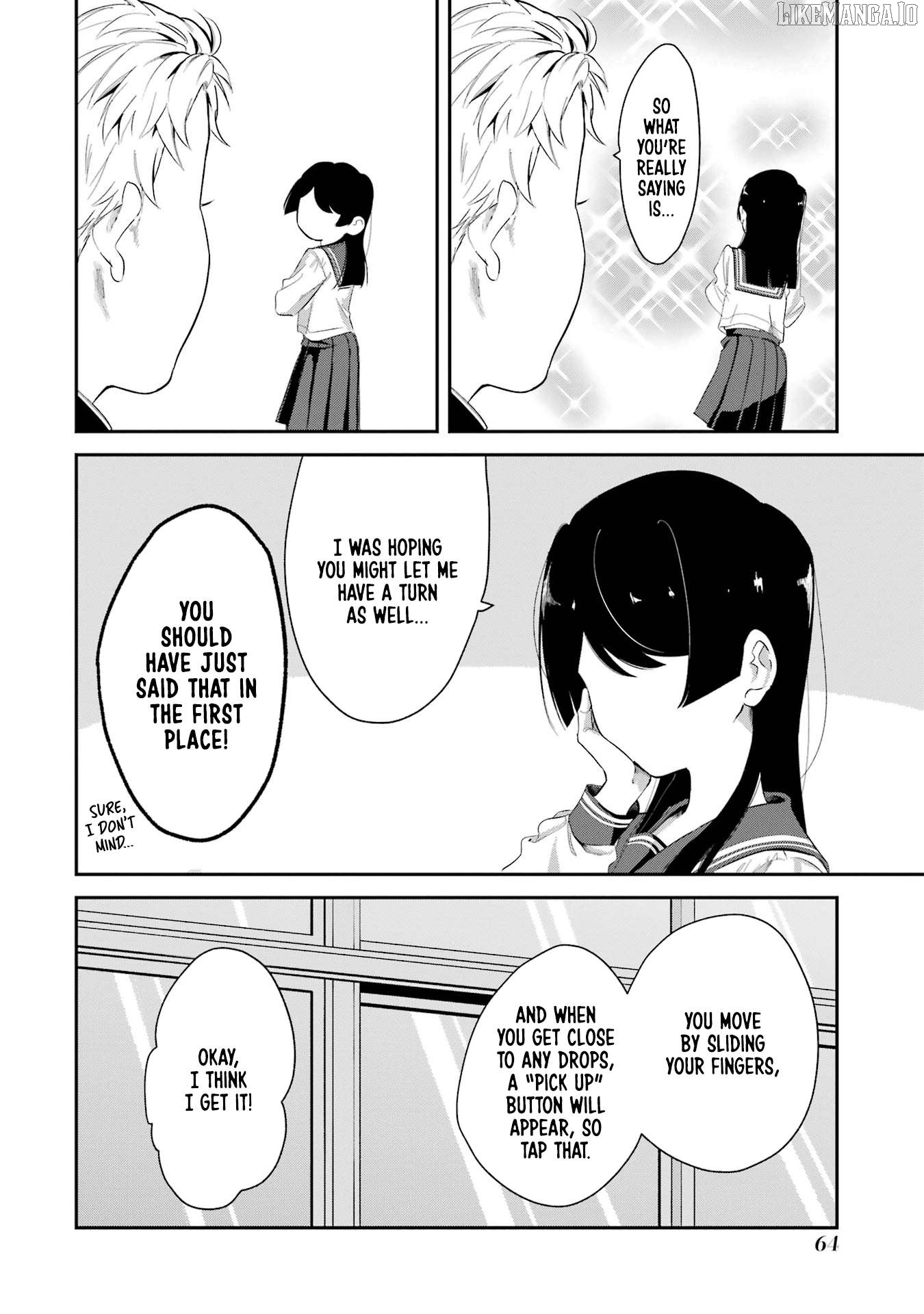Tonari no Wakao-san wa Miesou de Mienai Chapter 5 - page 6