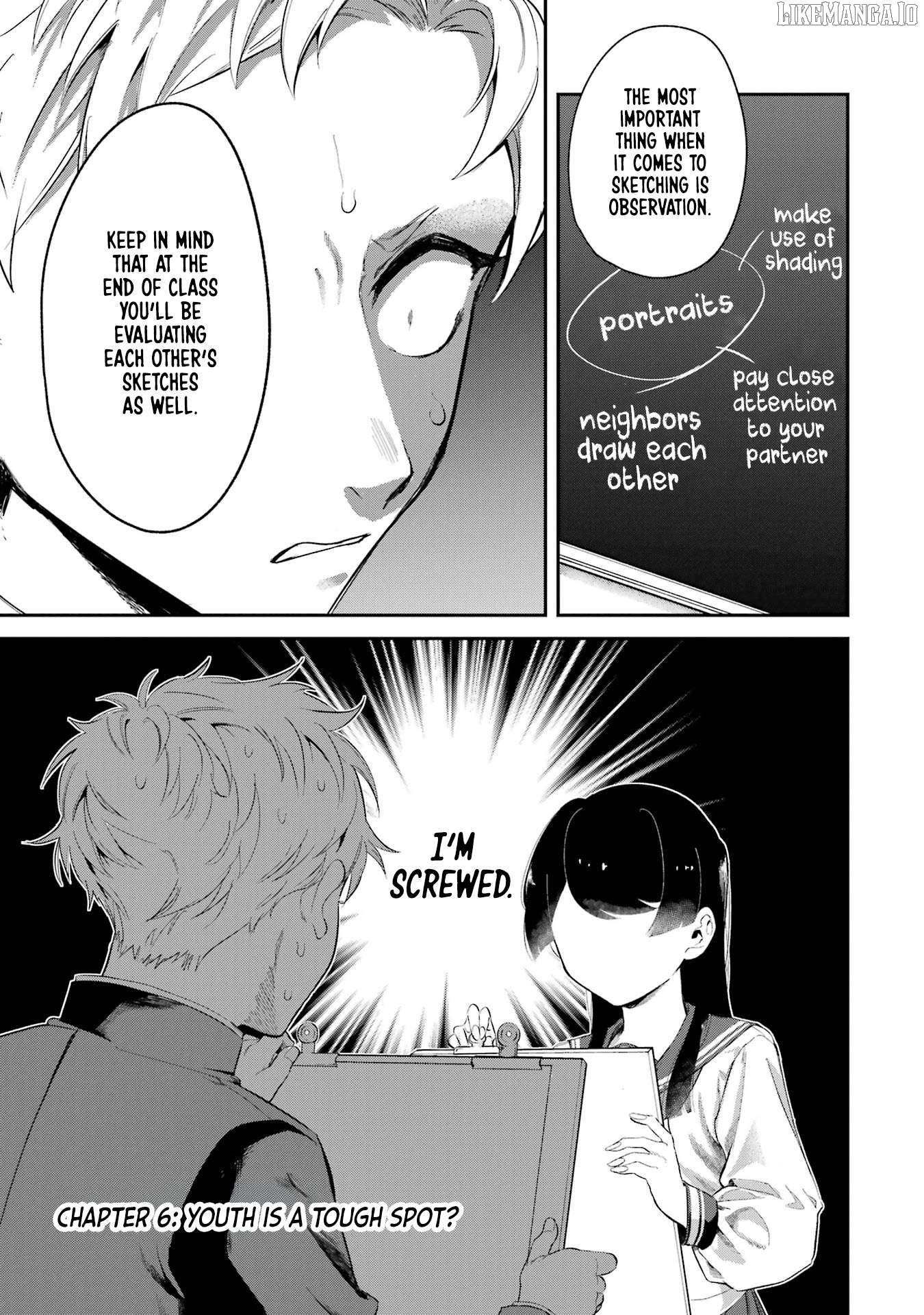 Tonari no Wakao-san wa Miesou de Mienai Chapter 6 - page 1