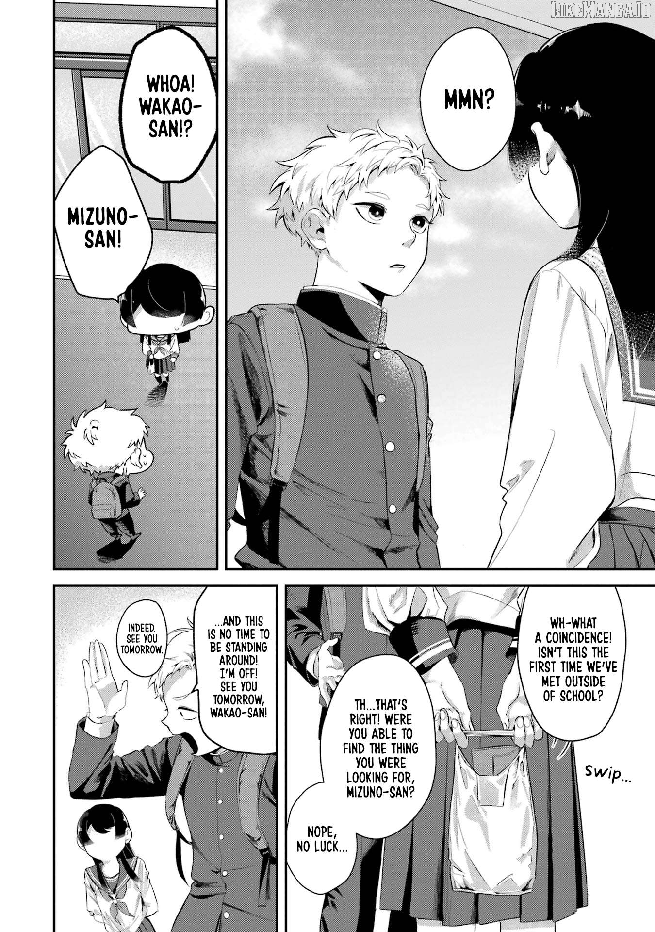Tonari no Wakao-san wa Miesou de Mienai Chapter 7 - page 8