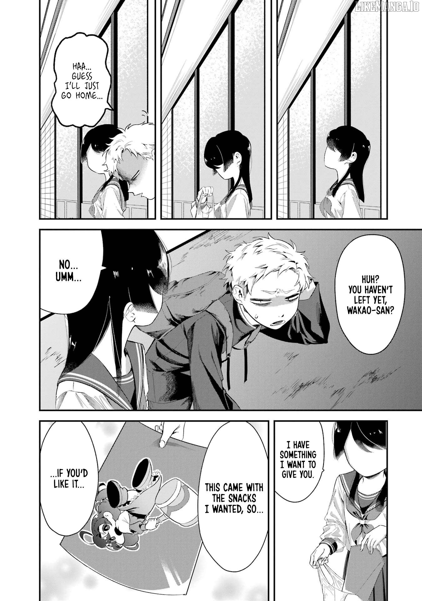 Tonari no Wakao-san wa Miesou de Mienai Chapter 7 - page 9