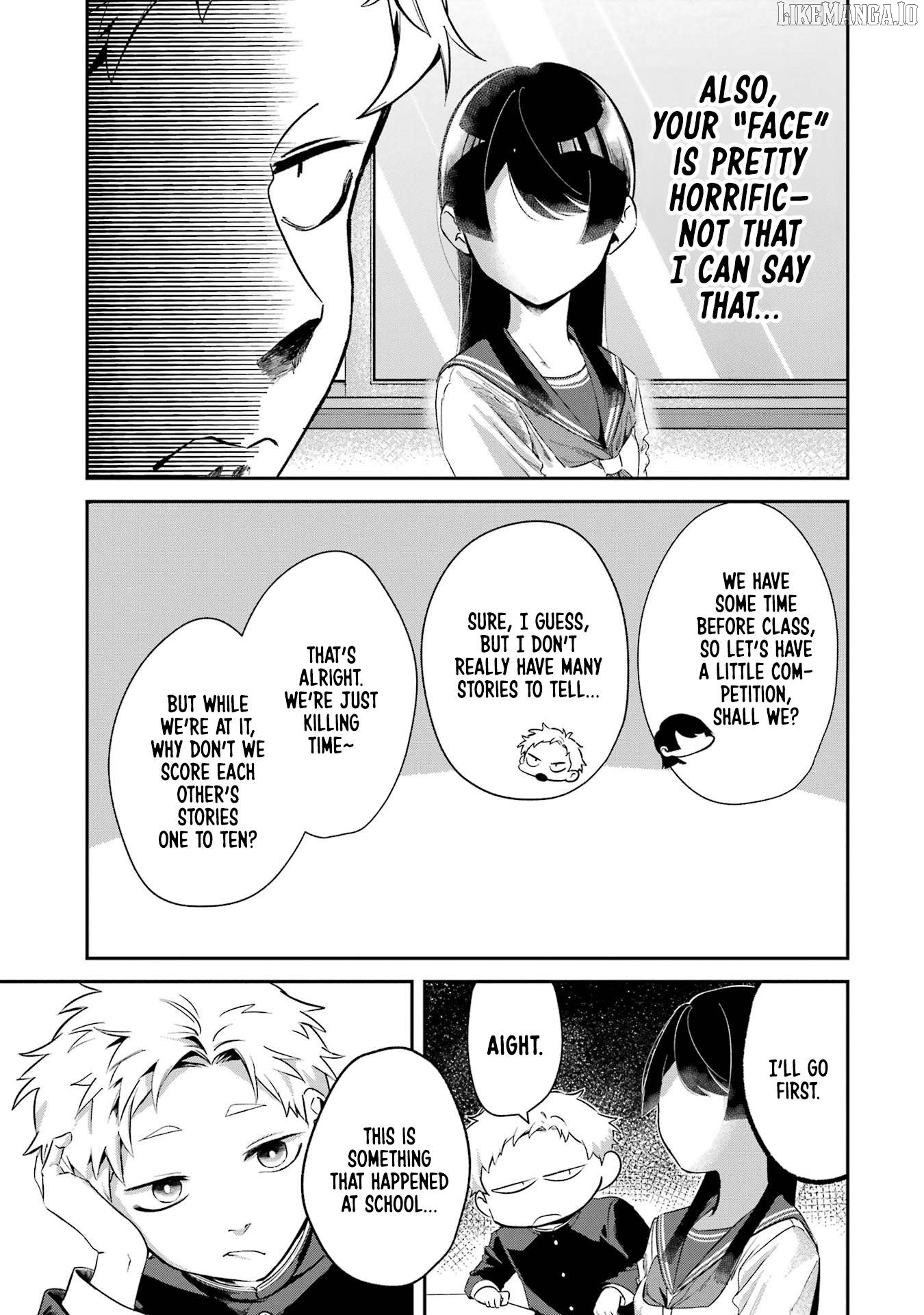 Tonari no Wakao-san wa Miesou de Mienai Chapter 8 - page 3