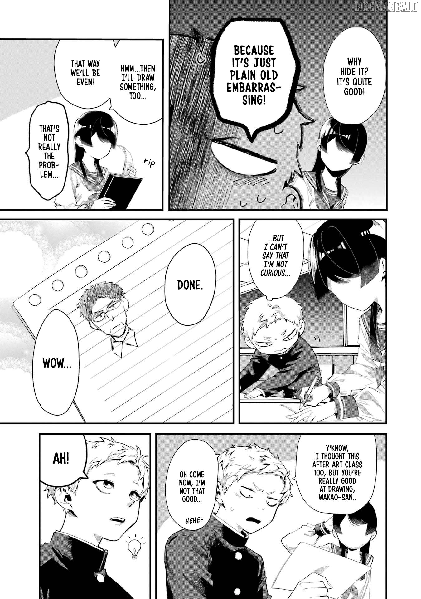 Tonari no Wakao-san wa Miesou de Mienai Chapter 9 - page 3