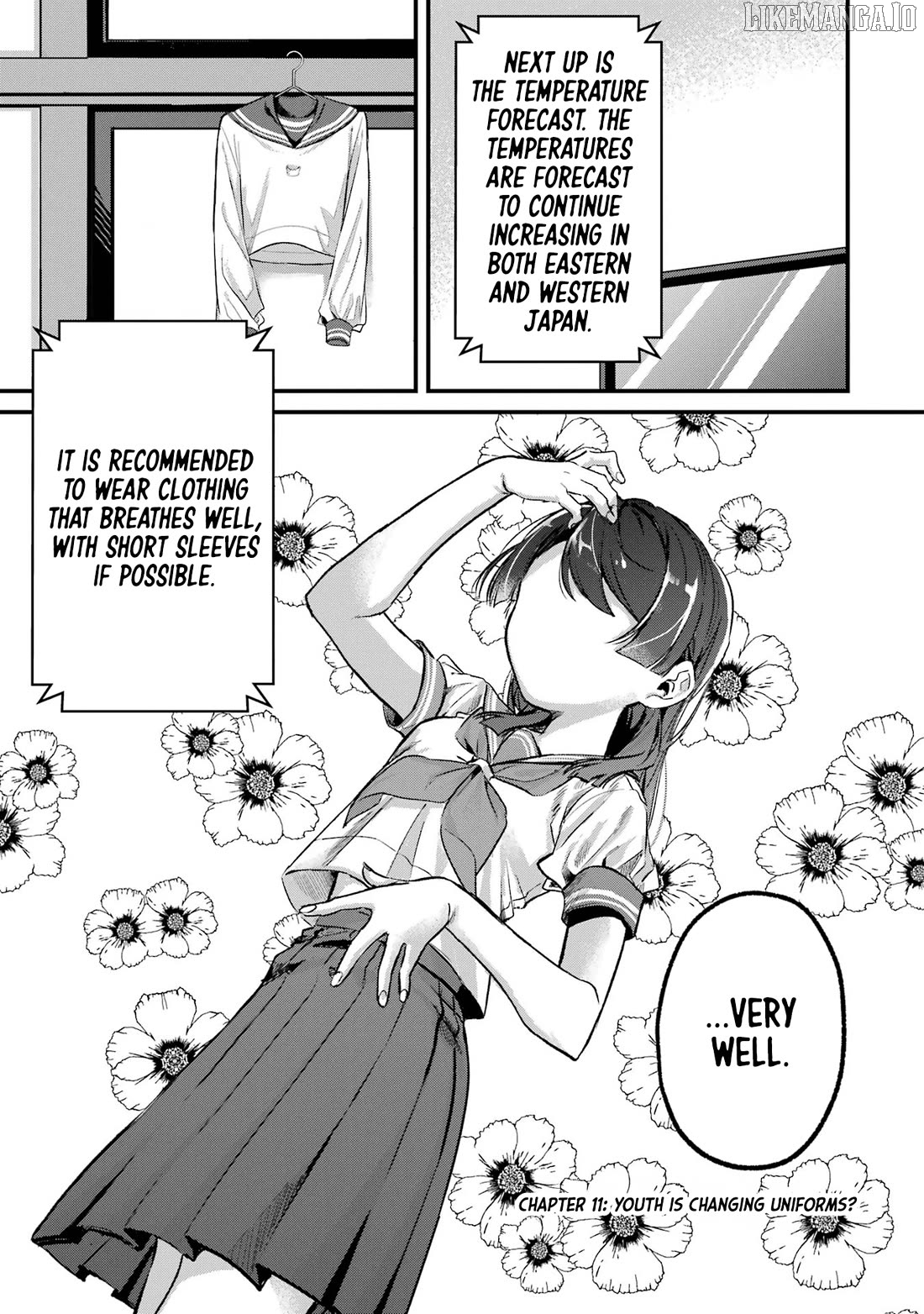 Tonari no Wakao-san wa Miesou de Mienai Chapter 11 - page 1