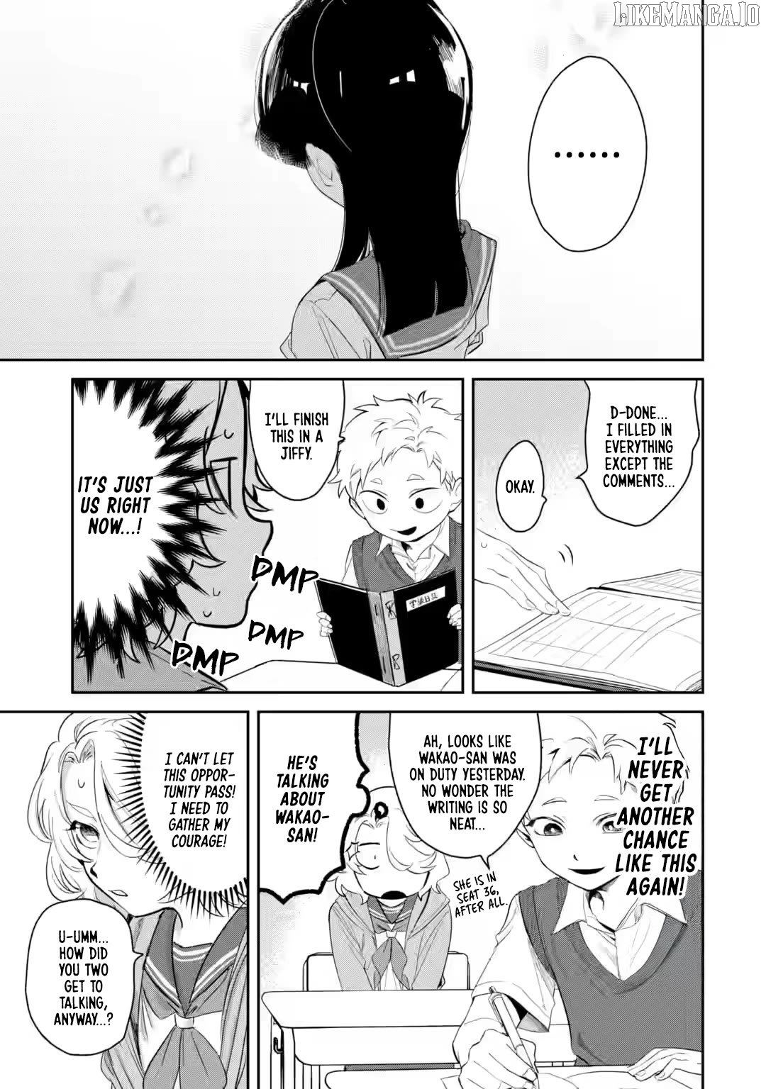Tonari no Wakao-san wa Miesou de Mienai Chapter 12 - page 8