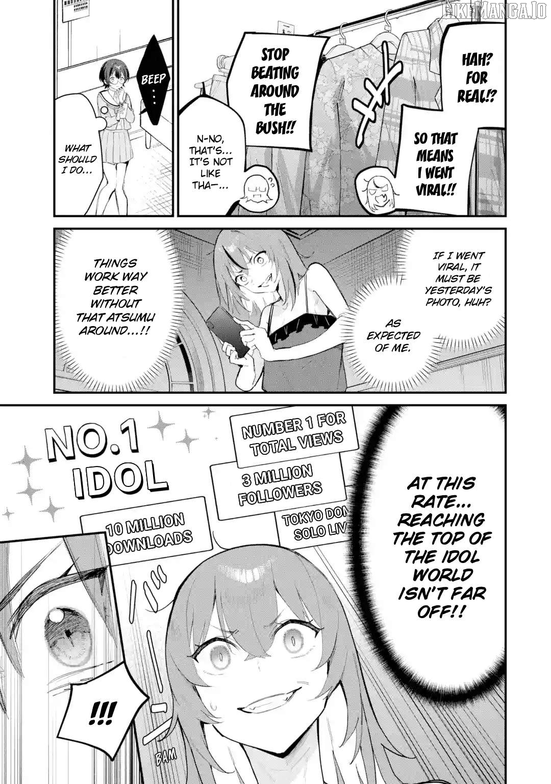 Urakata de Support Shiteta Geinou Ikka wo Tsuihousareta Boku wa, Futsuu no Seishun wo Ouka Shitai. Chapter 15 - page 5