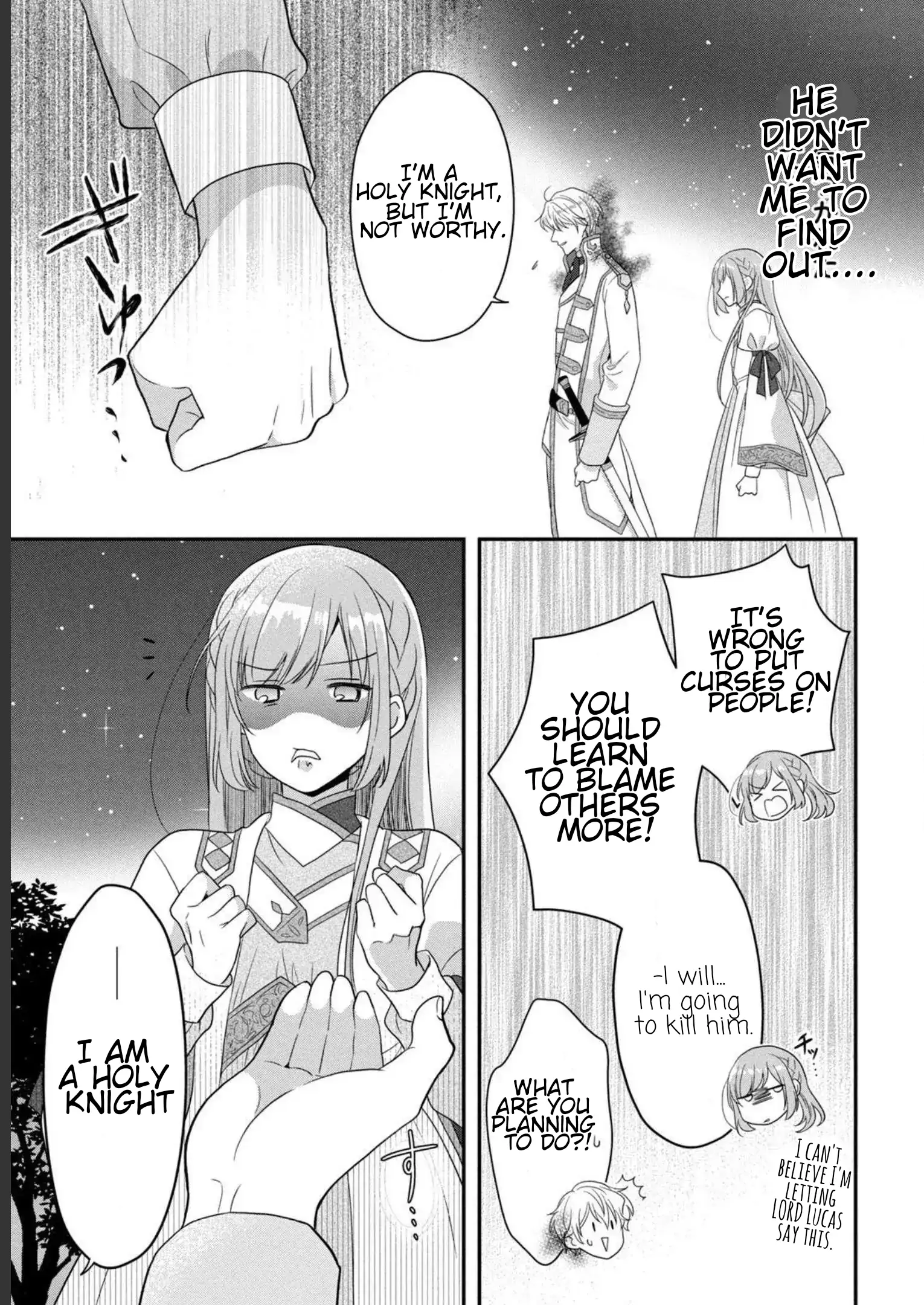 A Useless Saint and A Cursed Paladin <I Confessed to Make Memories but I was Proposed to Instead> Chapter 8.2 - page 7