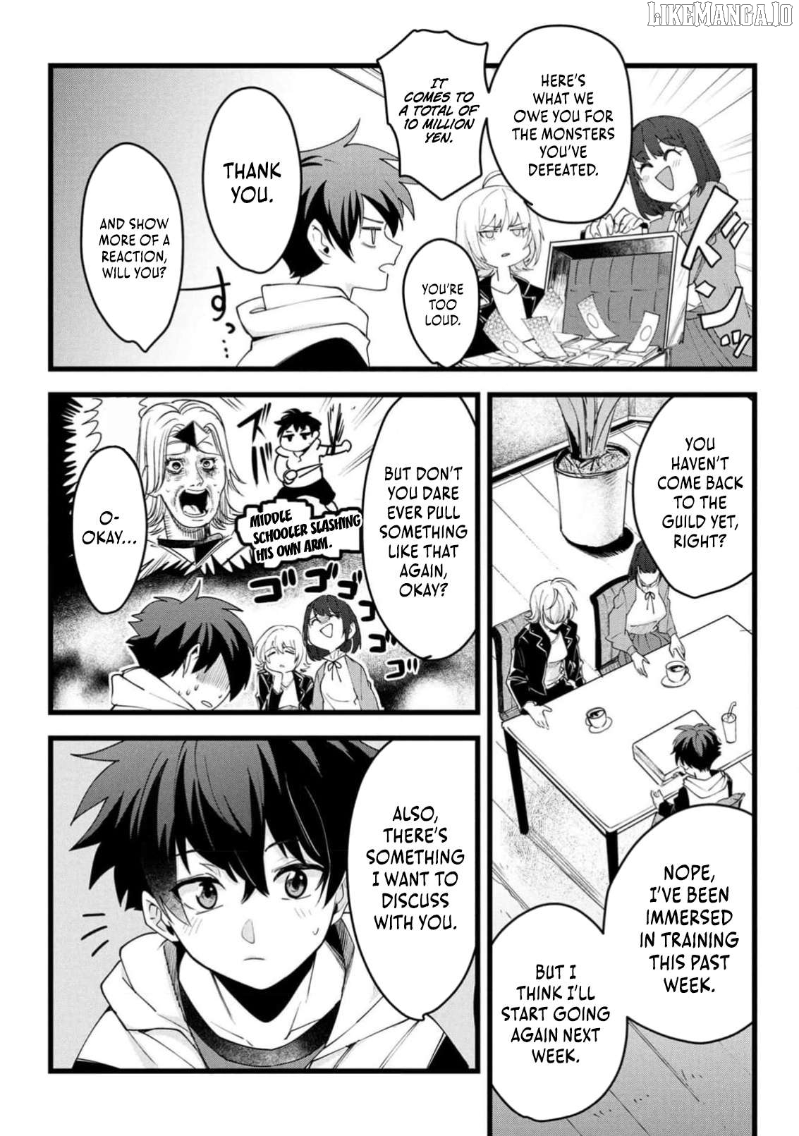 Reincarnation of the Online Game Addict ~ I Can’t Use the Overpowered Fists That Made Me the Fist King, so Now I Swing a Club for Eight Hours a Day Chapter 9 - page 10