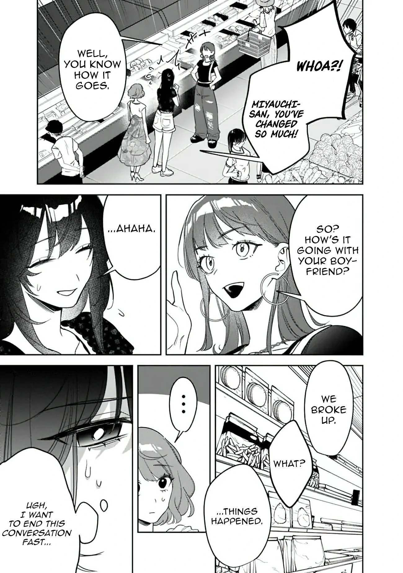 Living together with the queen from my high school days Chapter 21 - page 16