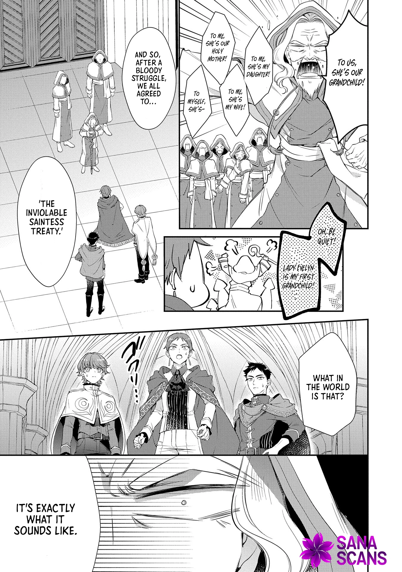 Even Exiled, She's Still the Beloved Saint! St. Evelyn's Weird and Wonderful Friends [Official] Chapter 3 - page 10