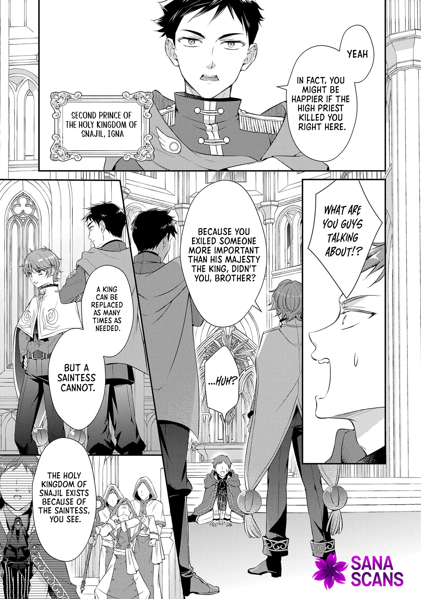 Even Exiled, She's Still the Beloved Saint! St. Evelyn's Weird and Wonderful Friends [Official] Chapter 3 - page 4