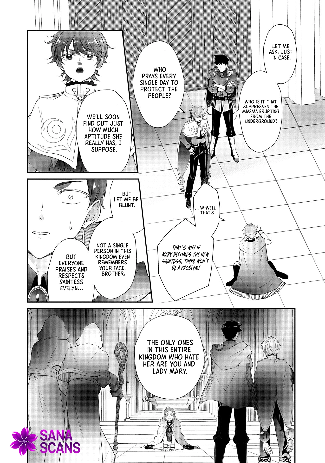Even Exiled, She's Still the Beloved Saint! St. Evelyn's Weird and Wonderful Friends [Official] Chapter 3 - page 5