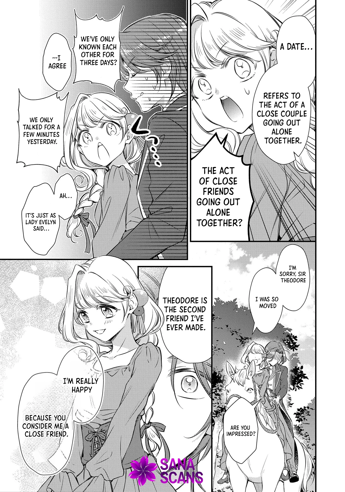 Even Exiled, She's Still the Beloved Saint! St. Evelyn's Weird and Wonderful Friends [Official] Chapter 4 - page 14