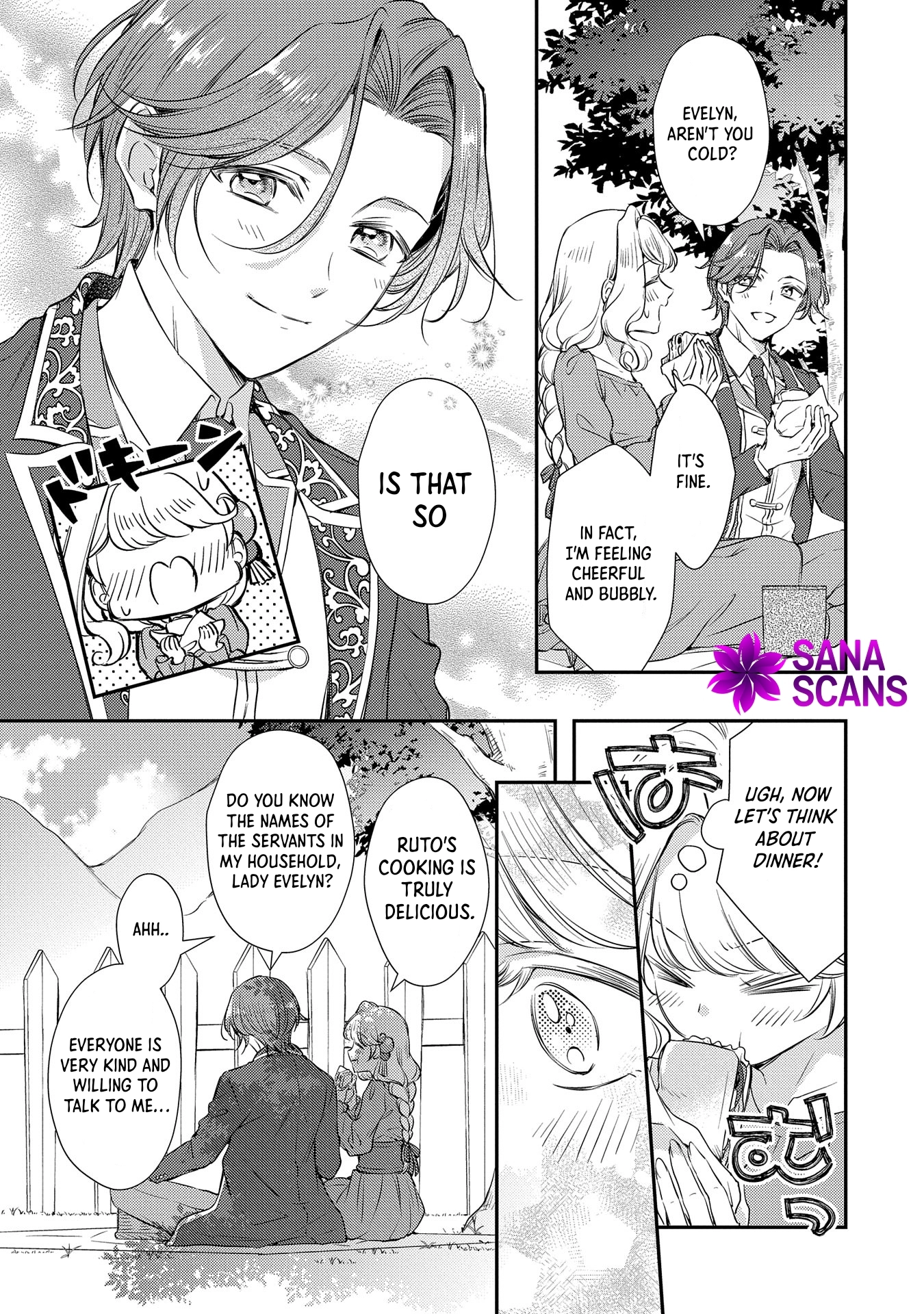 Even Exiled, She's Still the Beloved Saint! St. Evelyn's Weird and Wonderful Friends [Official] Chapter 4 - page 24