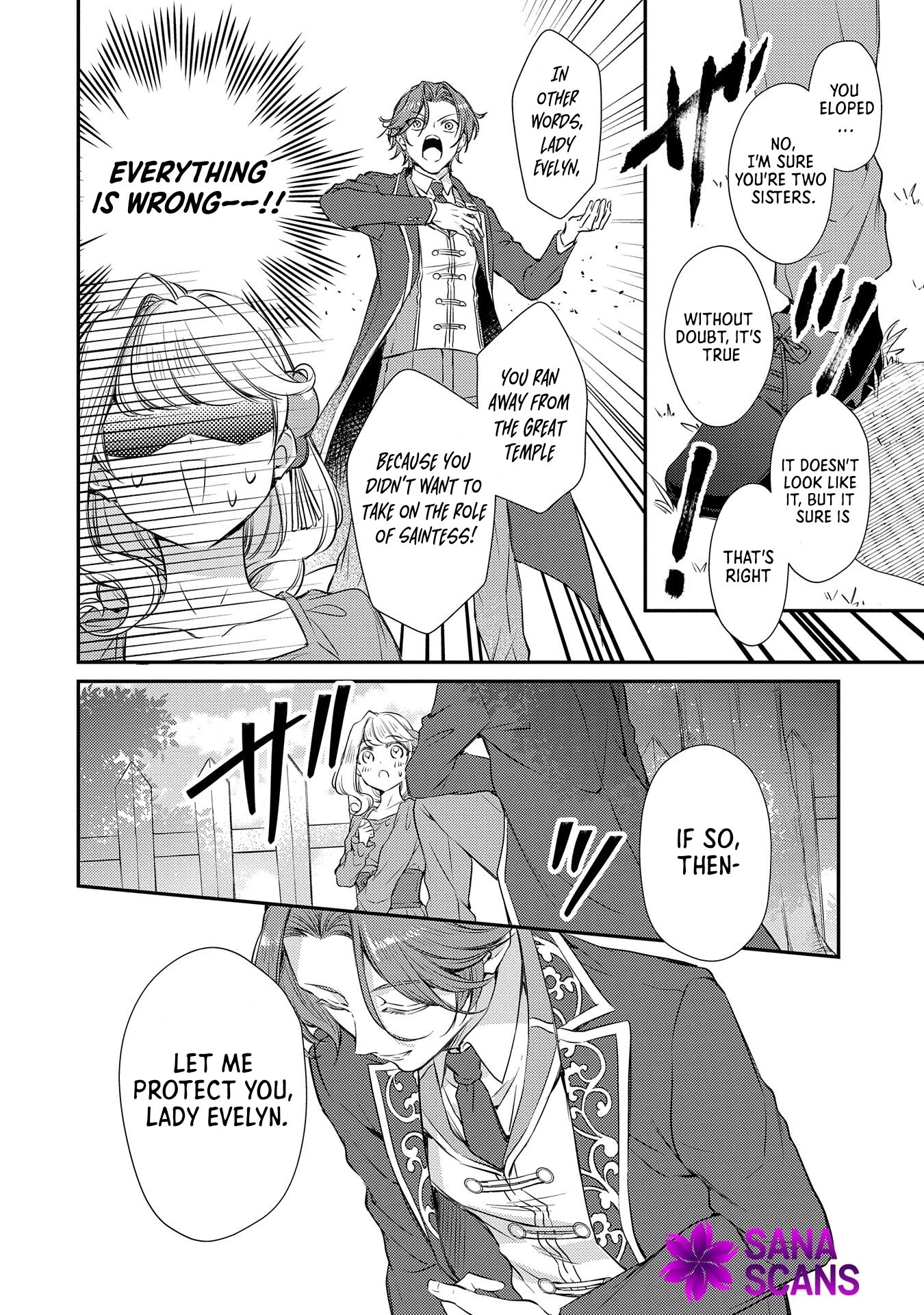 Even Exiled, She's Still the Beloved Saint! St. Evelyn's Weird and Wonderful Friends [Official] Chapter 4 - page 29