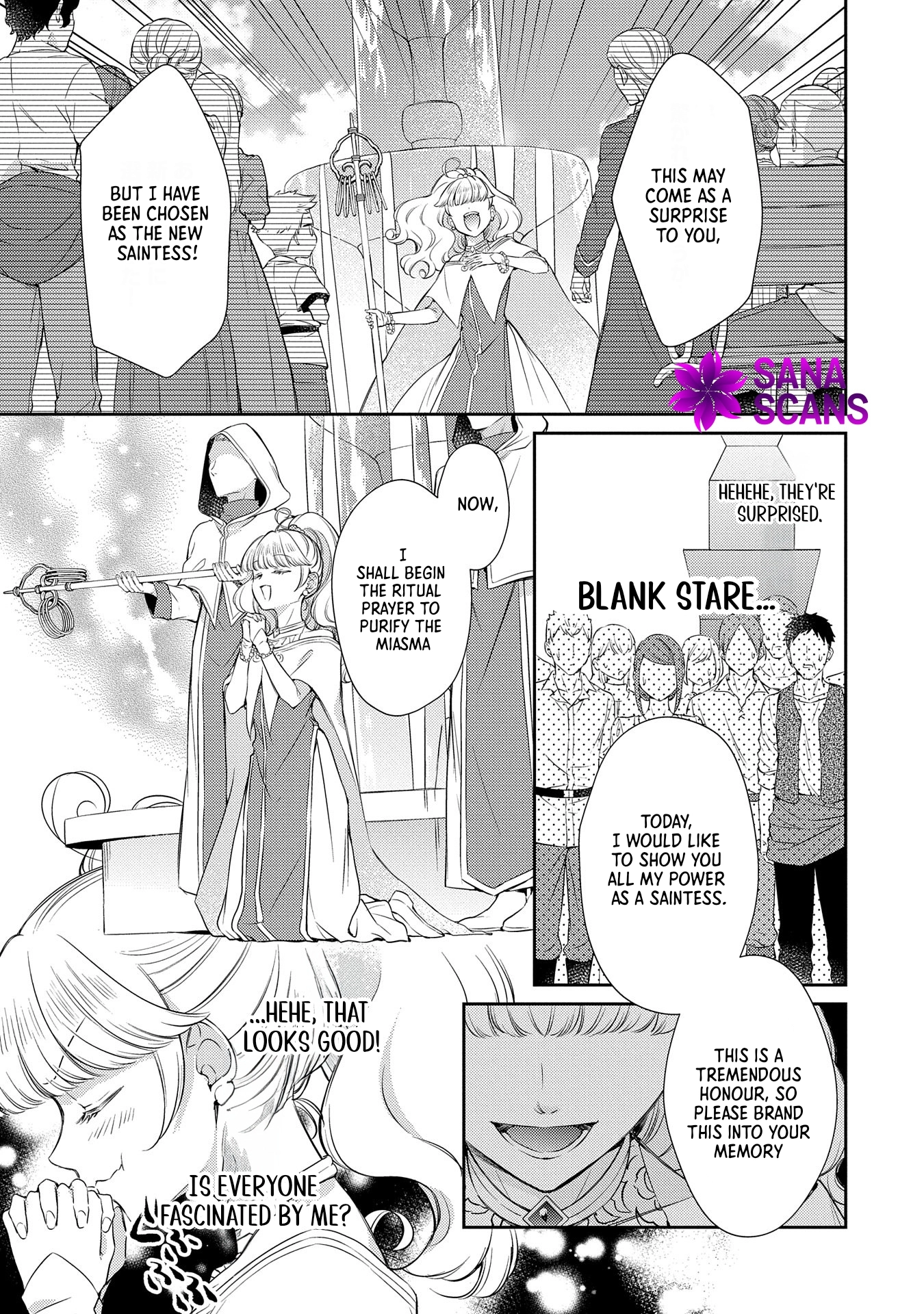 Even Exiled, She's Still the Beloved Saint! St. Evelyn's Weird and Wonderful Friends [Official] Chapter 4 - page 4