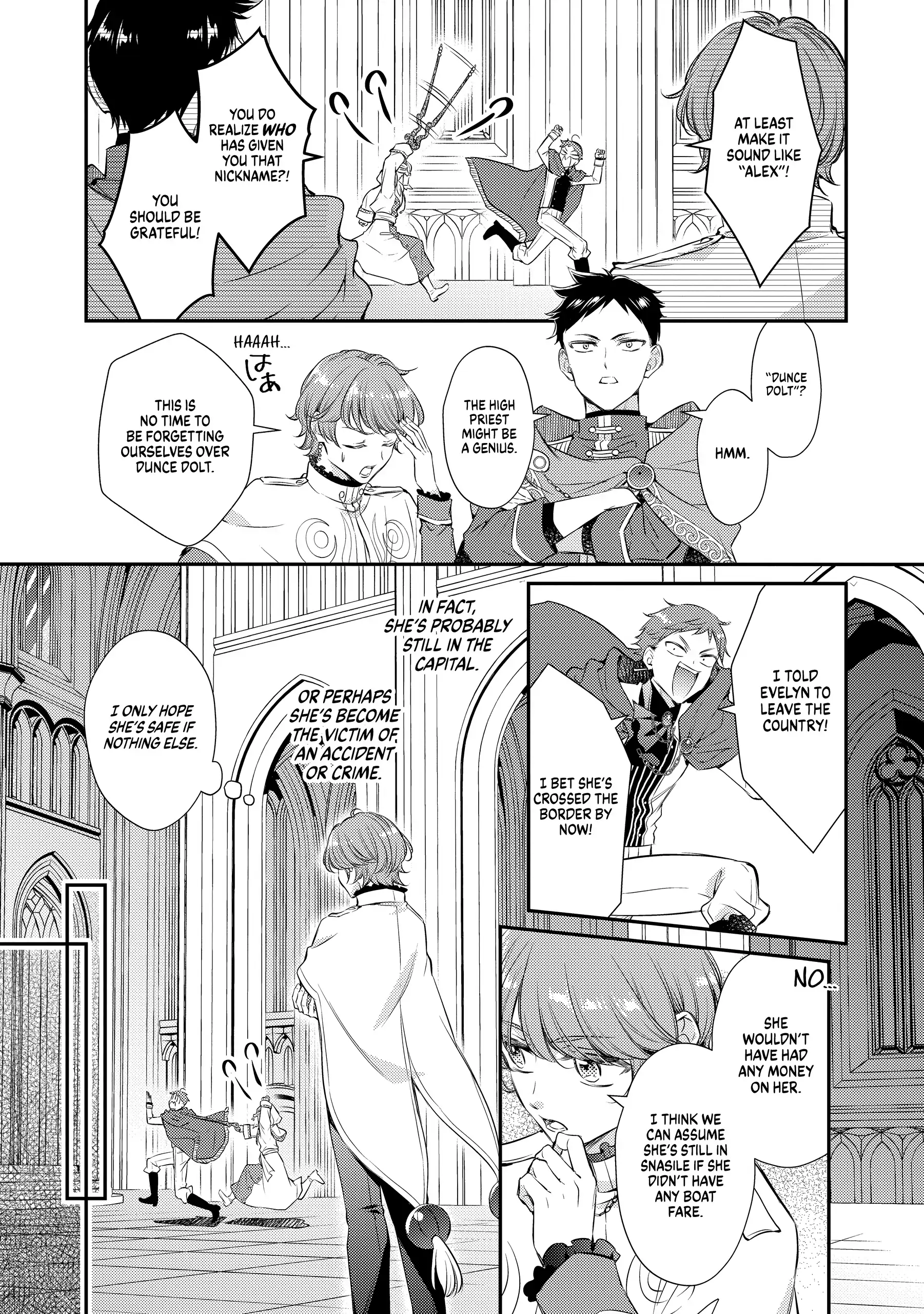 Even Exiled, She's Still the Beloved Saint! St. Evelyn's Weird and Wonderful Friends [Official] Chapter 5 - page 11