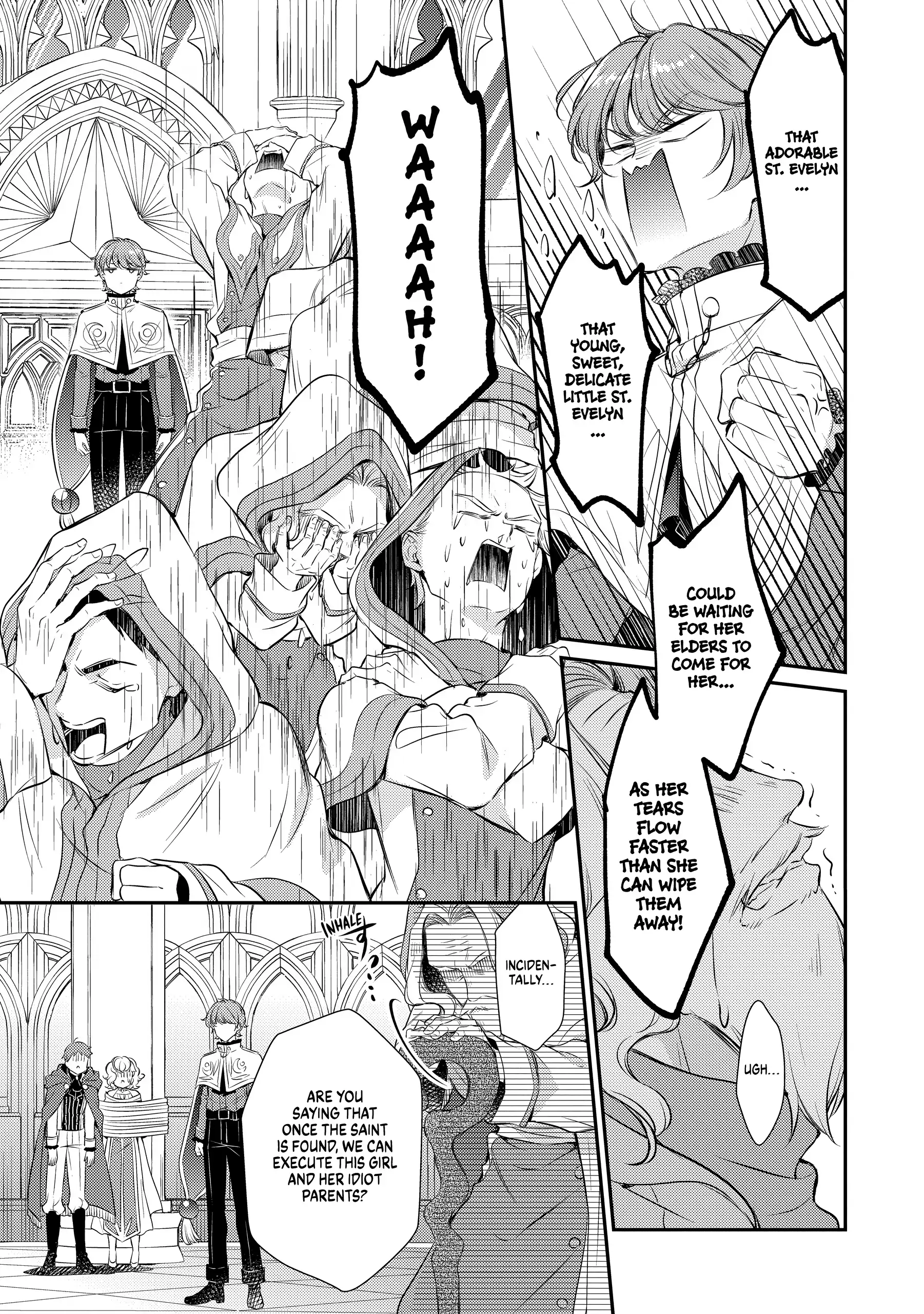 Even Exiled, She's Still the Beloved Saint! St. Evelyn's Weird and Wonderful Friends [Official] Chapter 5 - page 15