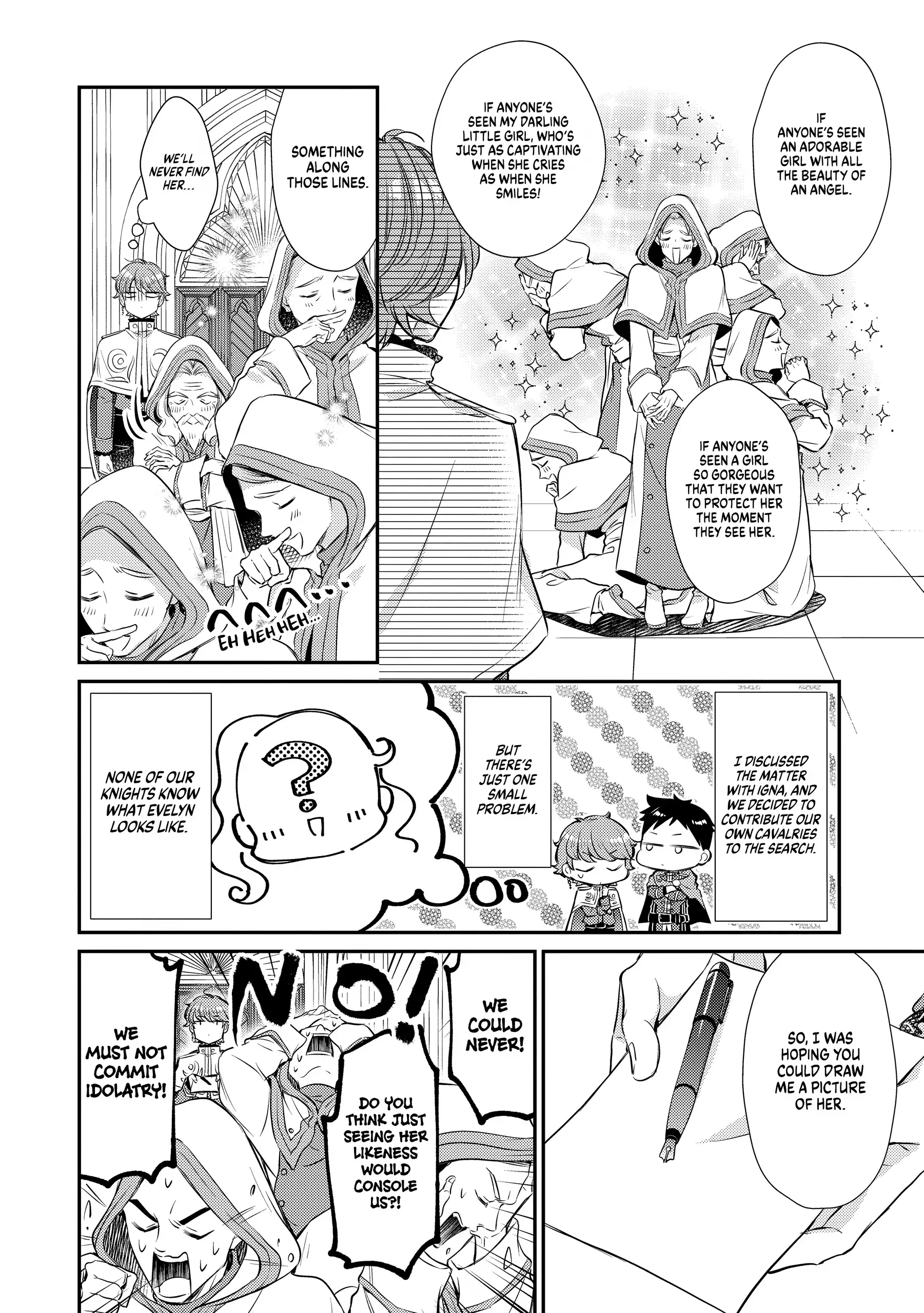 Even Exiled, She's Still the Beloved Saint! St. Evelyn's Weird and Wonderful Friends [Official] Chapter 5 - page 8