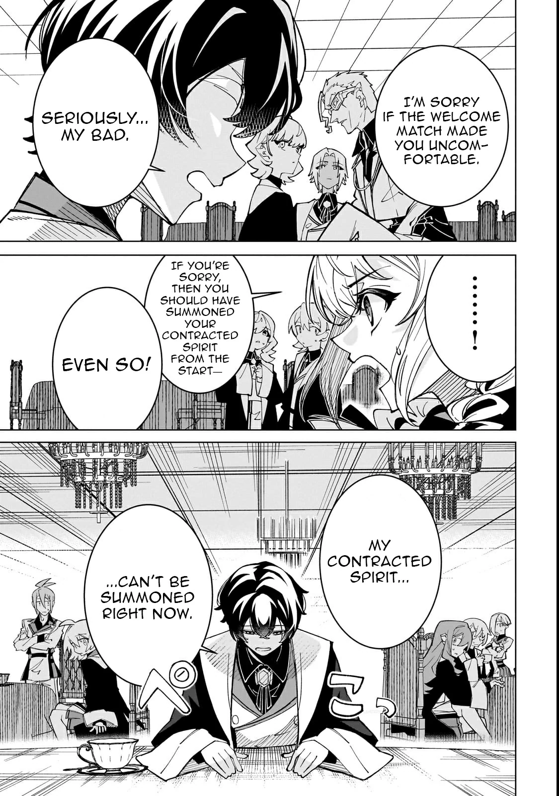 Spirit Master Who is Thought to be Hiding His True Ability is Actually Always Fighting Very Seriously Chapter 2 - page 14