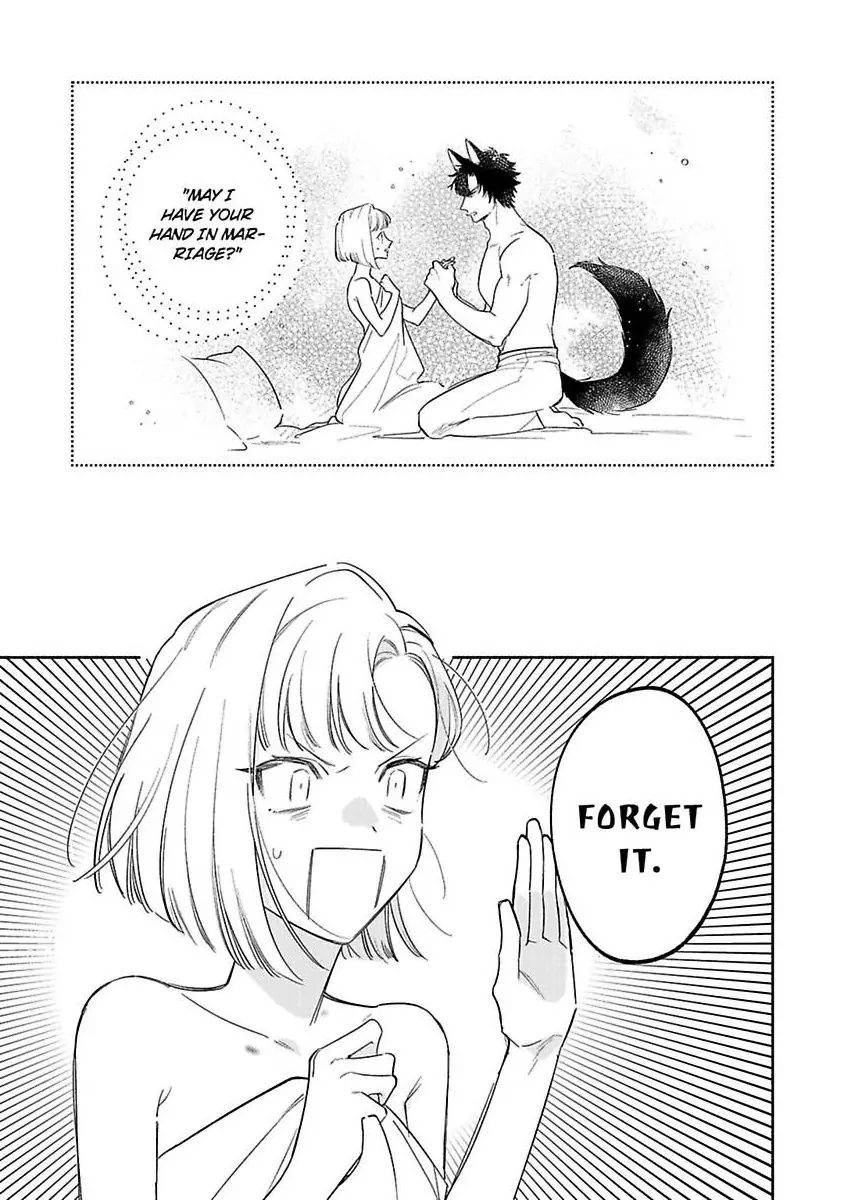 Ookami Kishi-sama ga Watashi wo Sukisugite Sotobori wo Umete Kimasu!? - Dekasegi Reijou Kekkon Monogatari Chapter 3 - page 3
