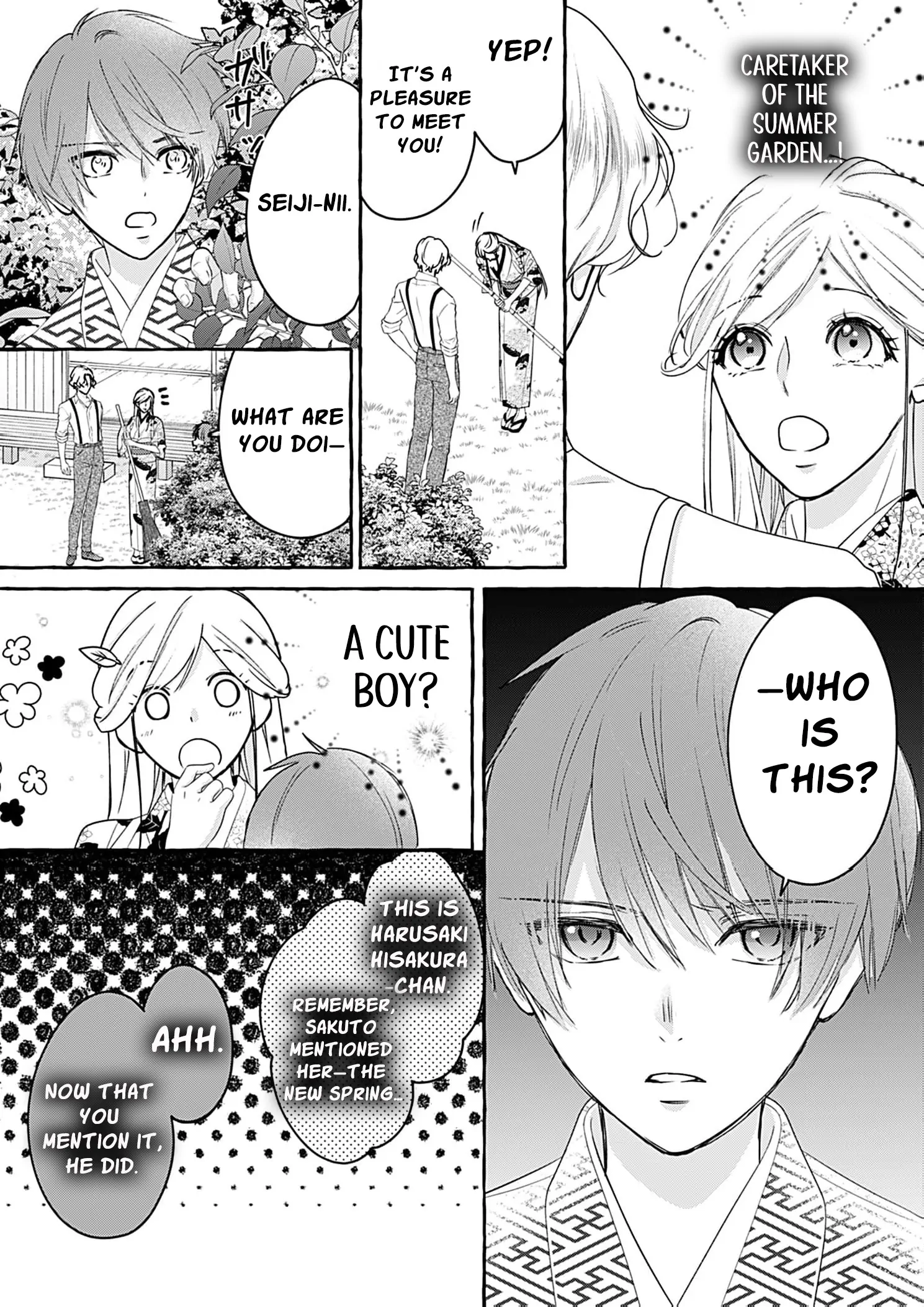 With You Beneath the Fluttering Sakura Chapter 3 - page 13