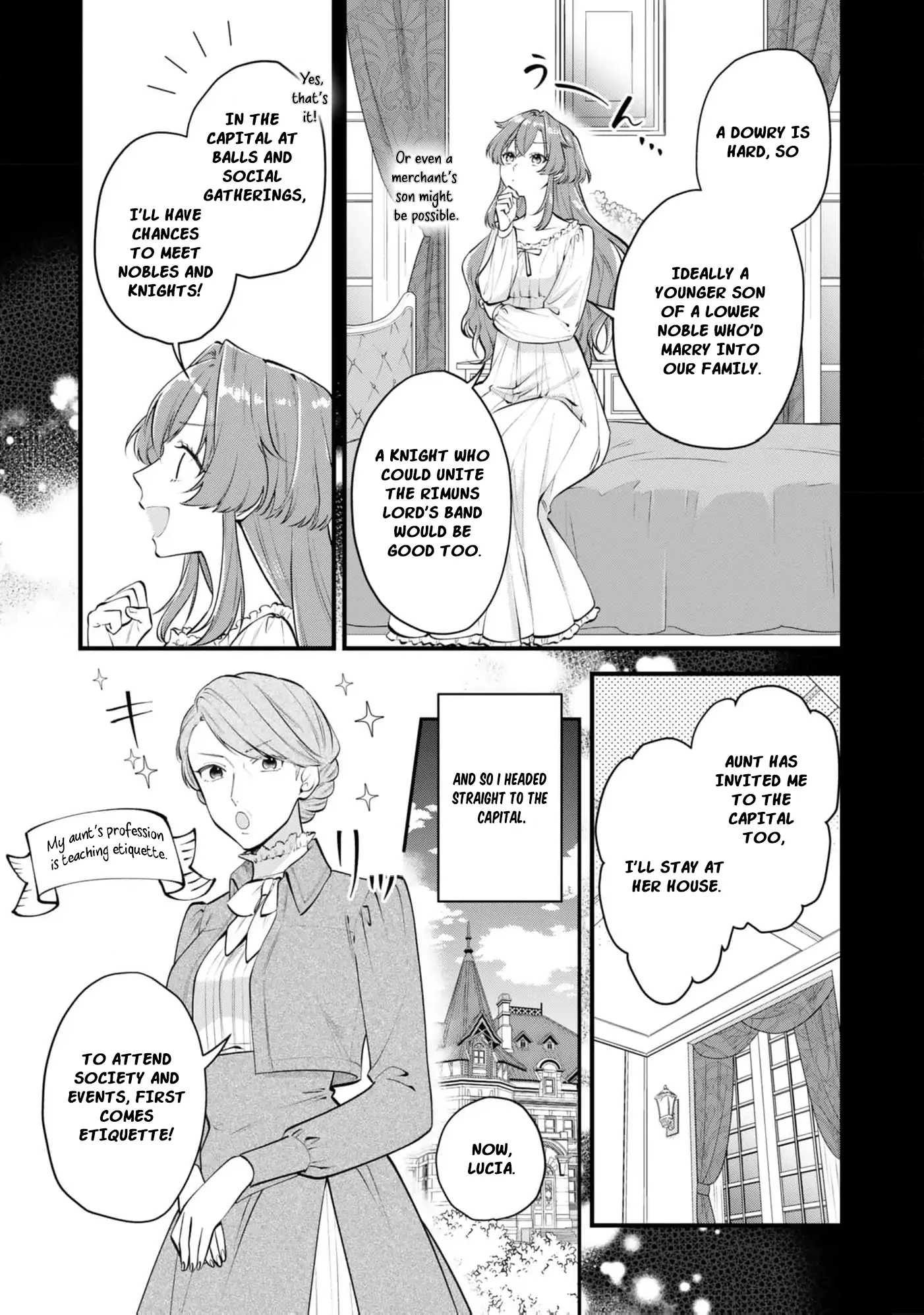 The Noblewoman on the Brink Doesn’t Notice the Knight’s Courtship Chapter 1 - page 9