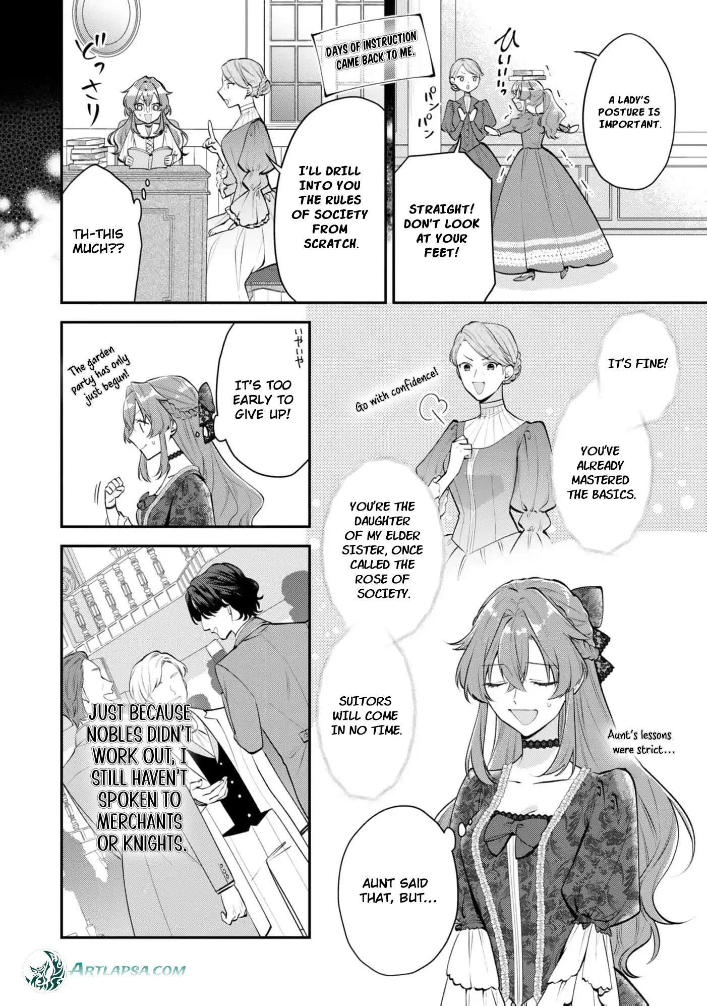 The Noblewoman on the Brink Doesn’t Notice the Knight’s Courtship Chapter 1 - page 10