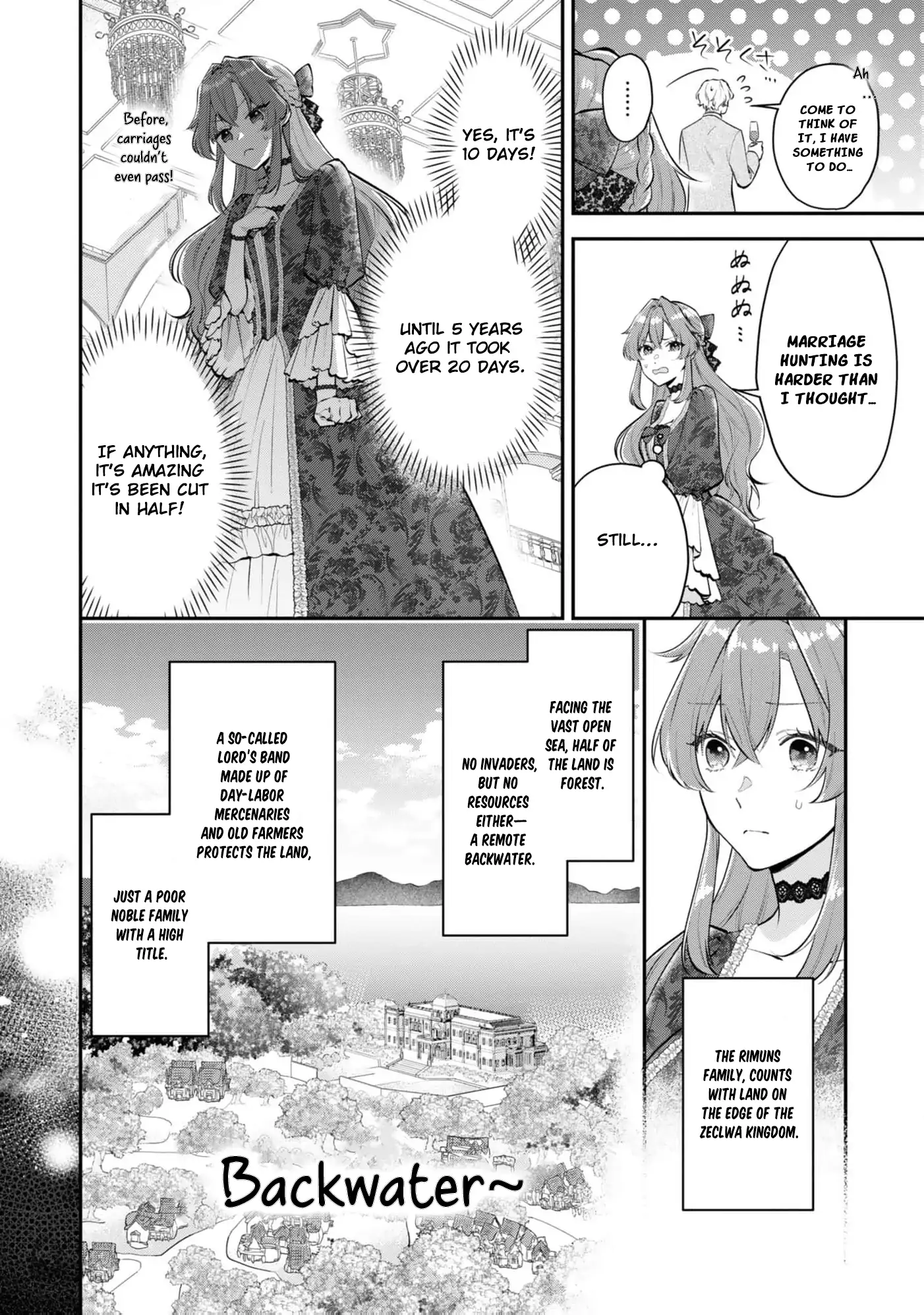The Noblewoman on the Brink Doesn’t Notice the Knight’s Courtship Chapter 1 - page 6