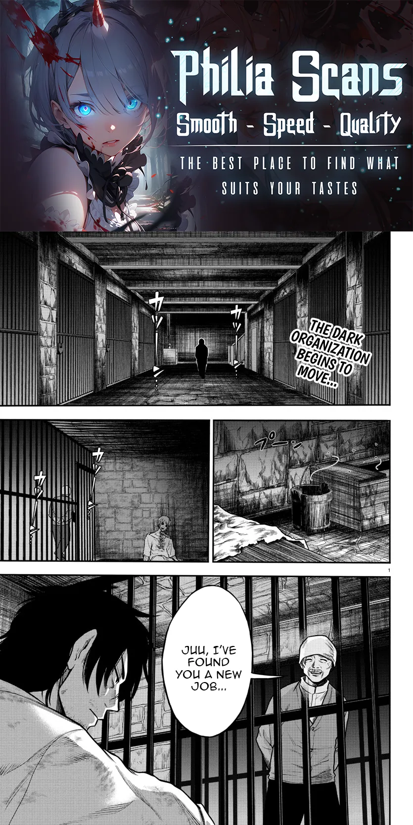 Ex-Assassin Who Killed the Hero. ~Jobless Middle-Aged Man Starting a New Life~ Chapter 1 - page 1