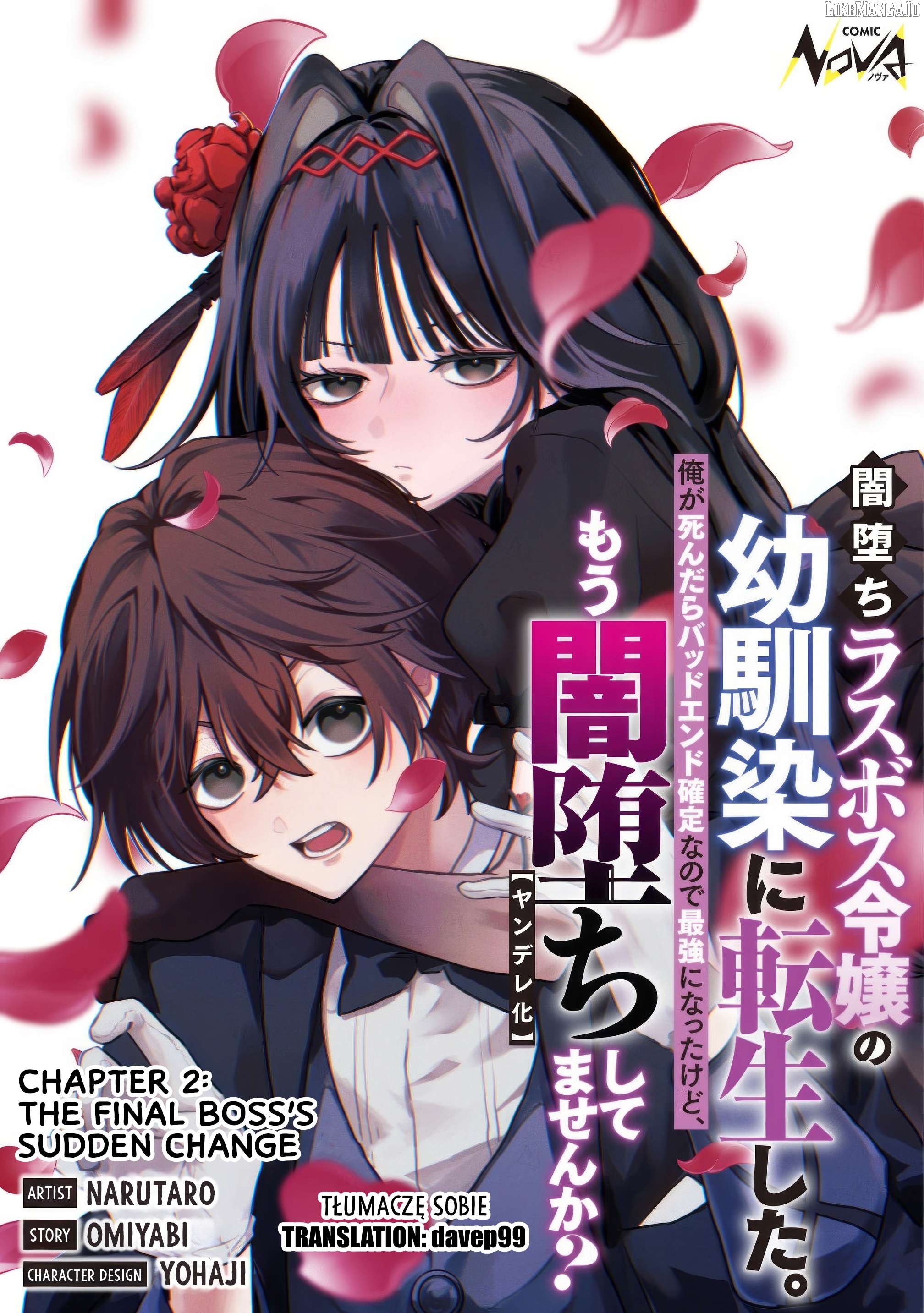 Yami-ochi Rasu Bosu Reijou No Osananajimi Ni Tensei Shita. Ore Ga Shindara Bad End Kakutei Na Node Saikyou Ni Natta Kedo, Mou Yami-ochi "yandere-ka" Shitemasen Ka? Chapter 2 - page 1