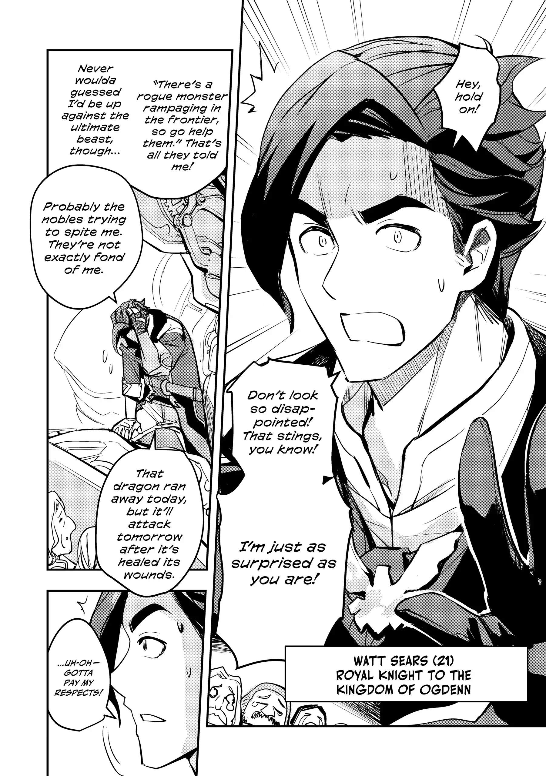 Old Knight, New Post: From Retiree to Her Majesty’s Chapter 1 - page 34