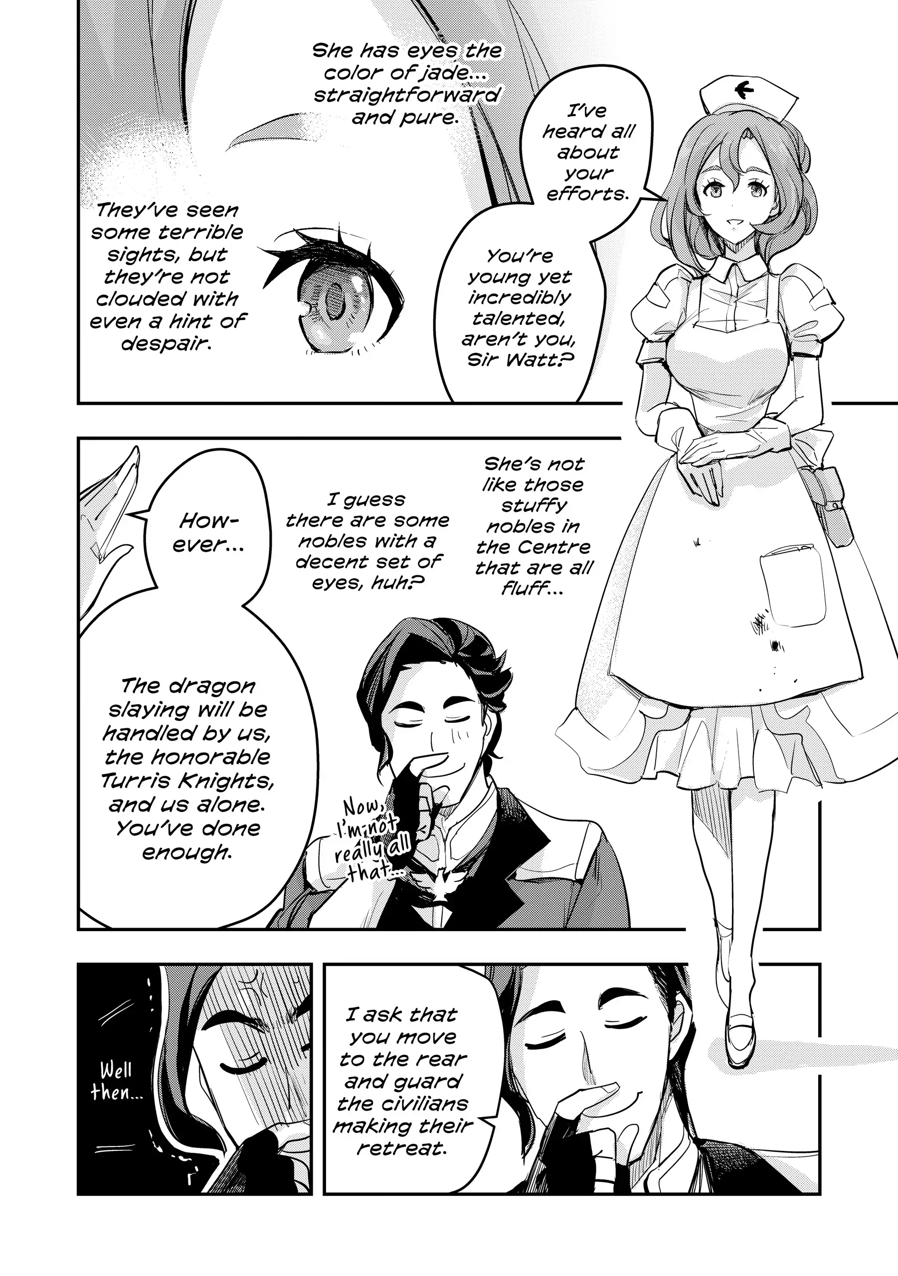 Old Knight, New Post: From Retiree to Her Majesty’s Chapter 1 - page 36