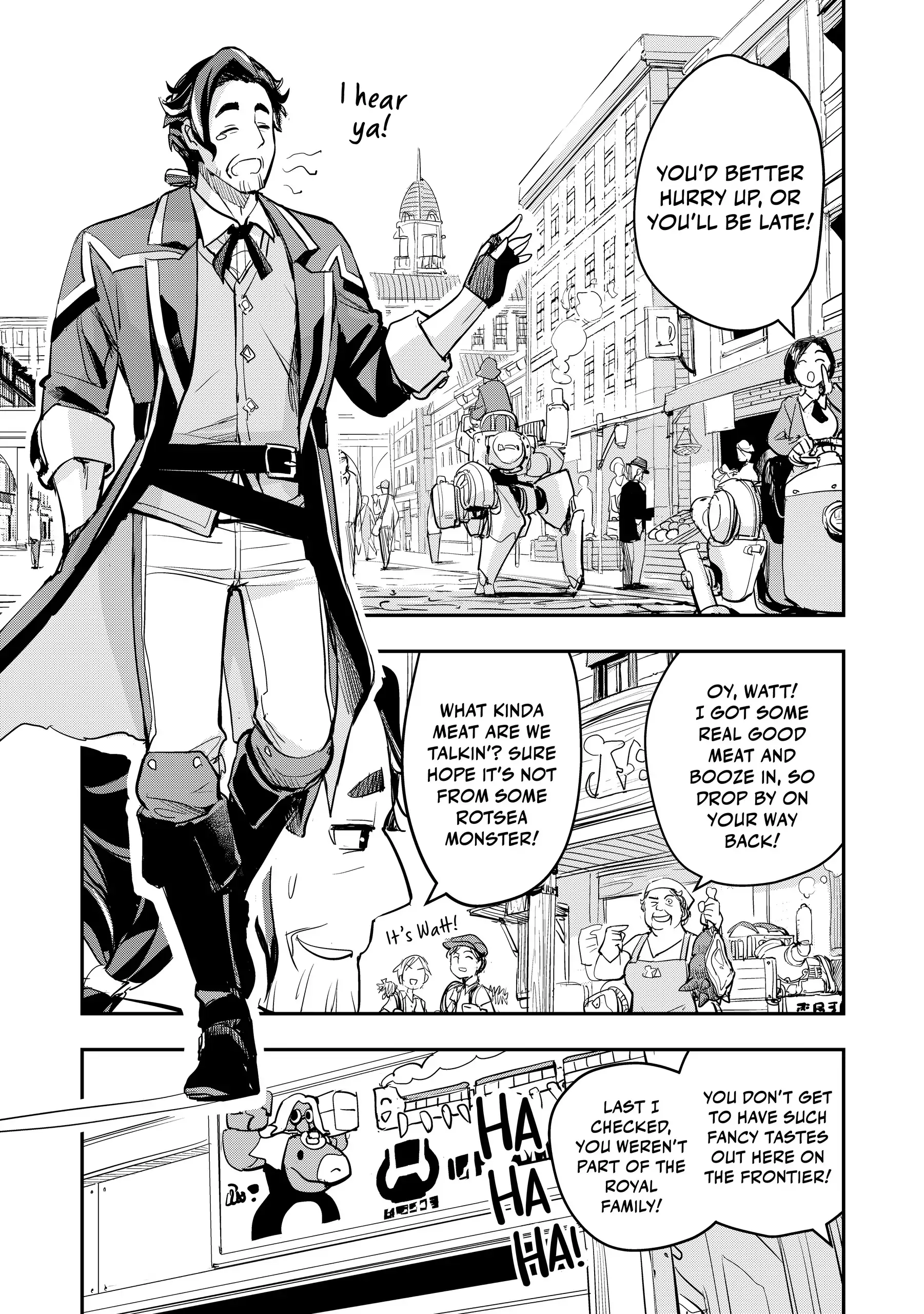 Old Knight, New Post: From Retiree to Her Majesty’s Chapter 1 - page 8