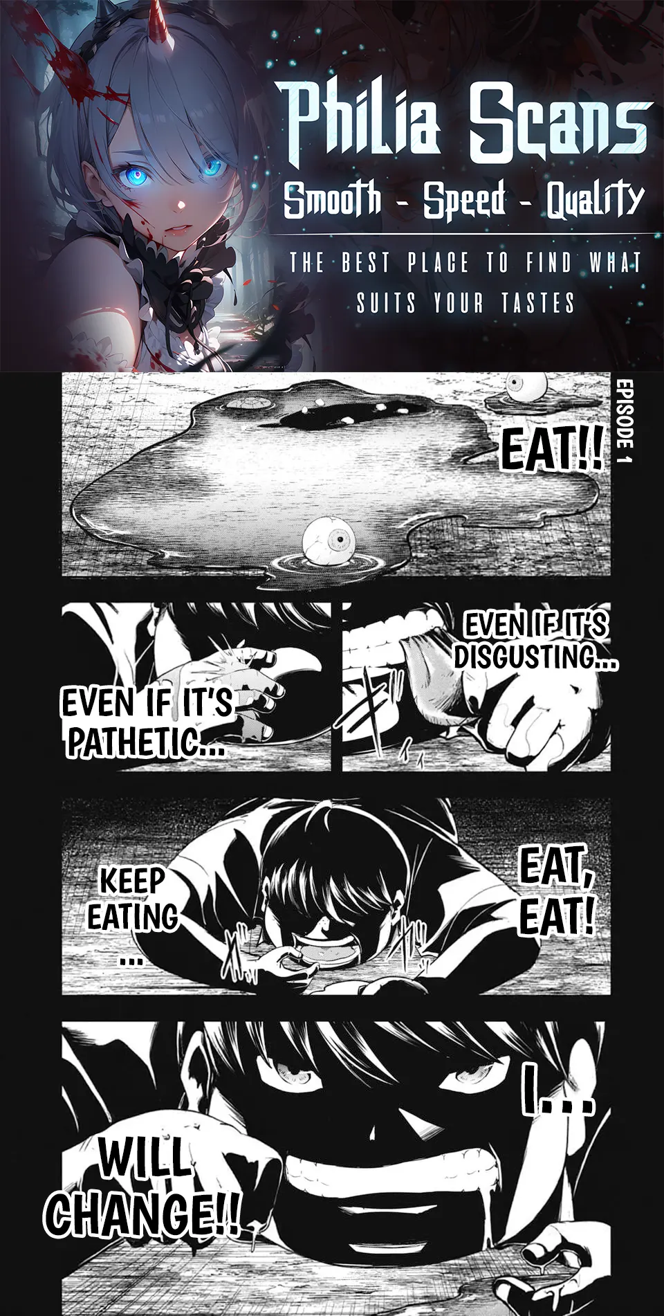 Isekai Demon Eater – I Became a Monster Eating Hero and Rebelled Against the Kingdom That Abandoned Me Chapter 1 - page 1