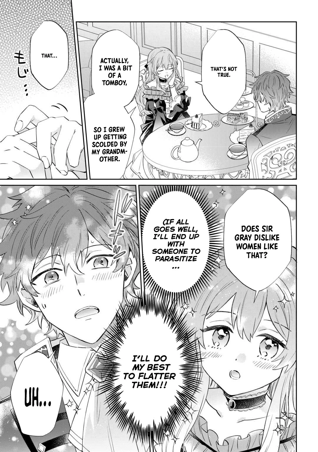 Since I was born a noble lady, I want to live my long-desired lazy NEET life. Chapter 1 - page 12