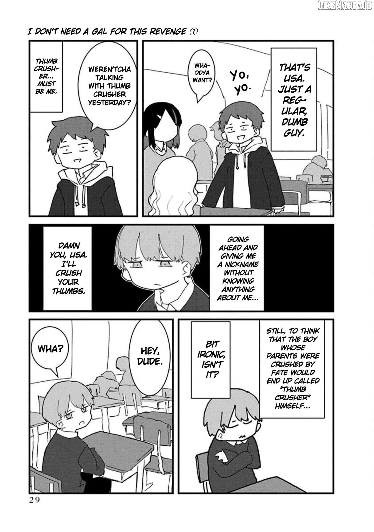 Kono Fukushuu ni Gyaru wa Iranai Chapter 2 - page 3