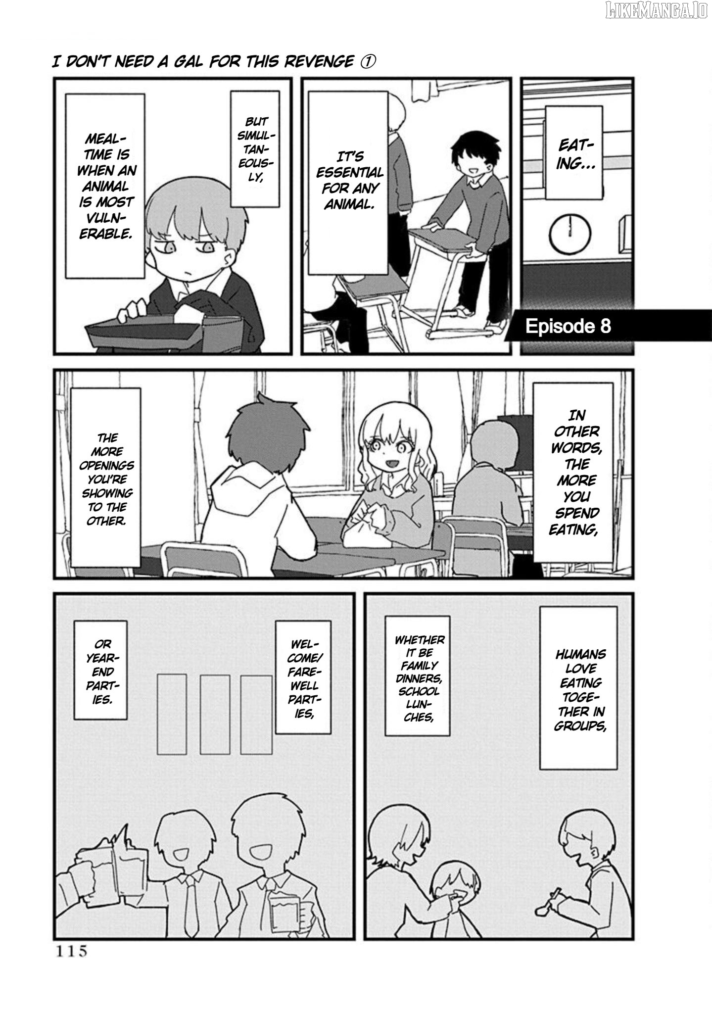 Kono Fukushuu ni Gyaru wa Iranai Chapter 8 - page 1