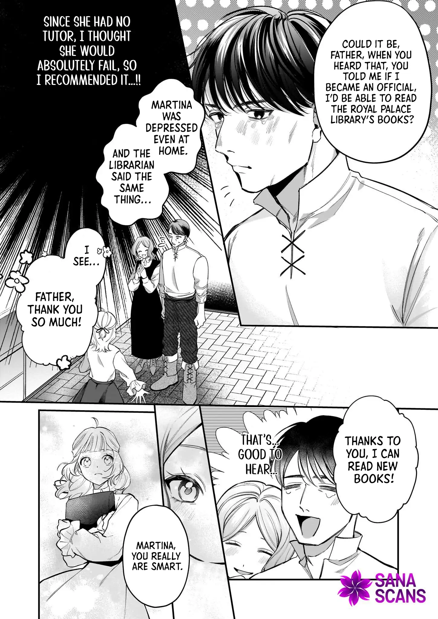 Toshokan no Tensai Shoujo: Honzuki no Shinjin Kanri wa Boudai na Chishiki de Kuni wo Sukuimasu Chapter 1 - page 12