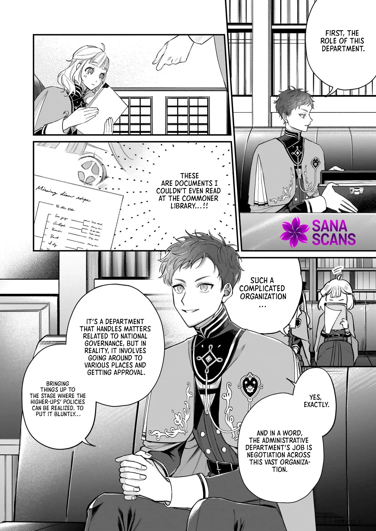 Toshokan no Tensai Shoujo: Honzuki no Shinjin Kanri wa Boudai na Chishiki de Kuni wo Sukuimasu Chapter 1 - page 30